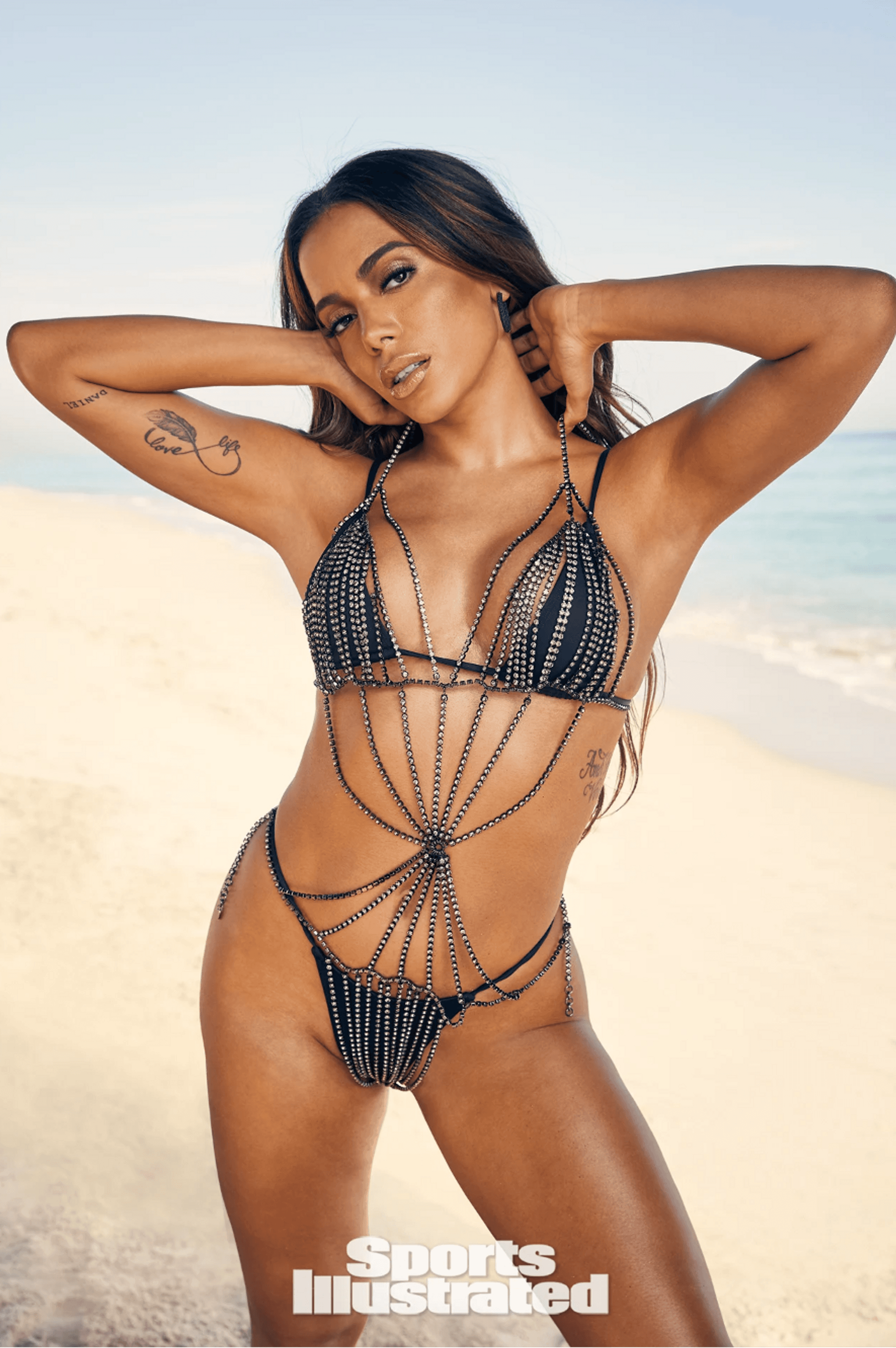 Anitta Black  Bikini set SI