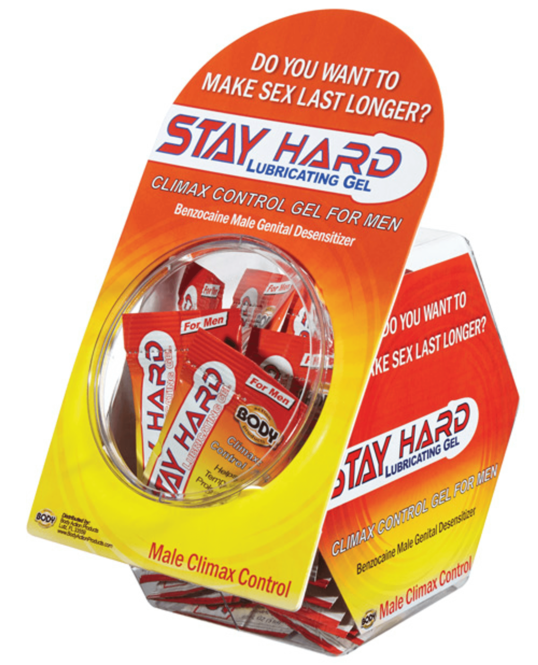 STAY HARD SAMPLE PACKET 50PC FISHBOWL DISPLAY