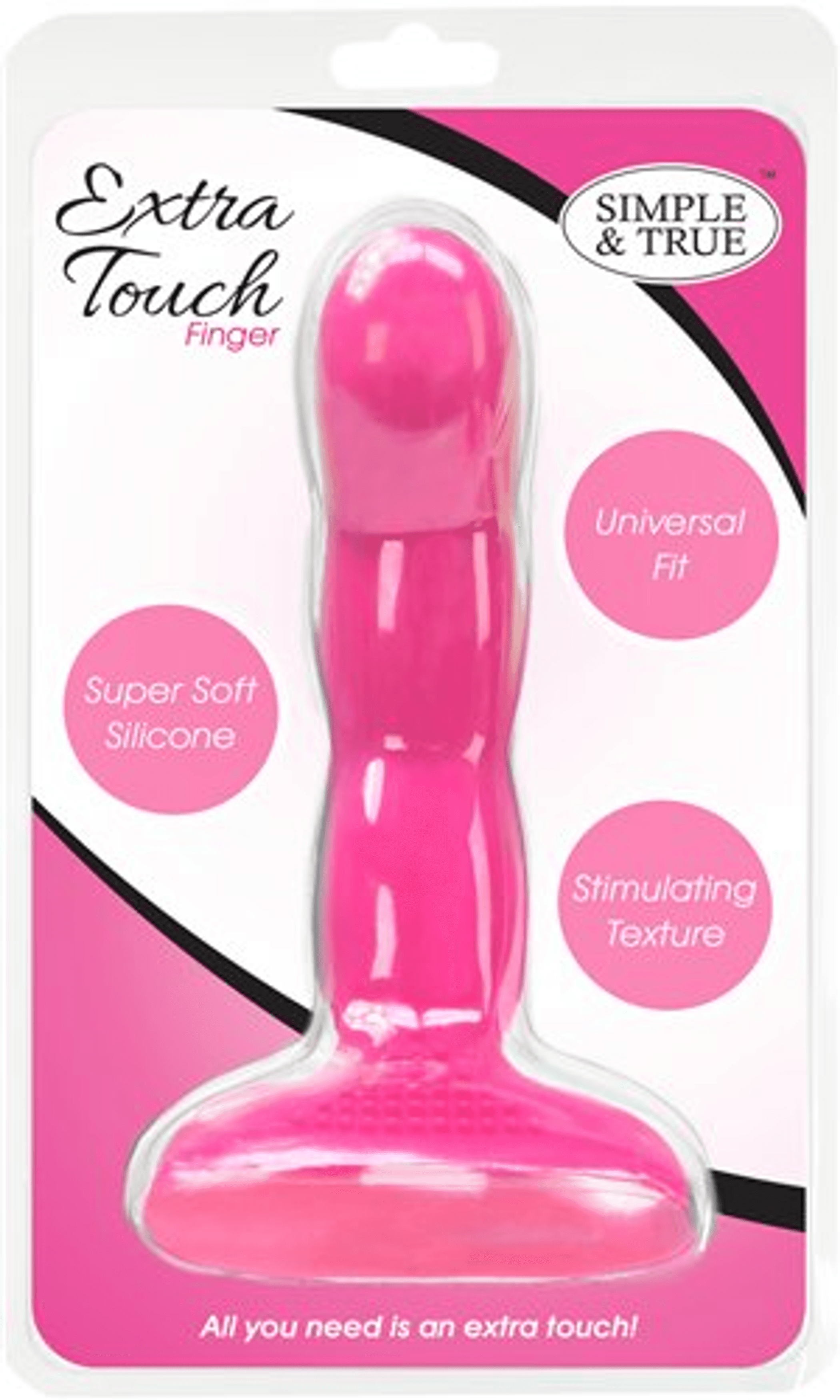 EXTRA TOUCH FINGER DONG PINK