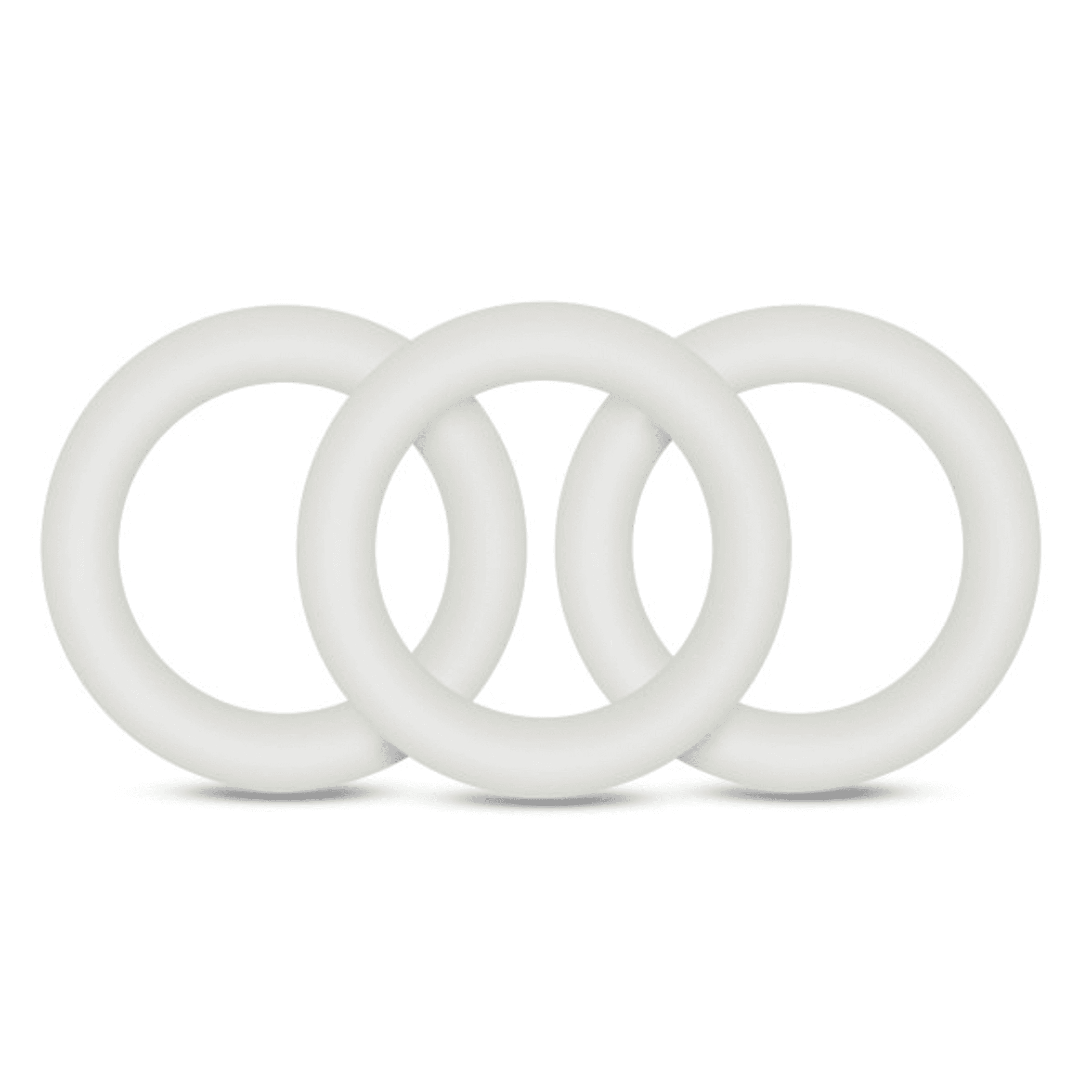 PERFORMANCE VS2 PURE PREMIUM SILICONE COCKRINGS SMALL WHITE