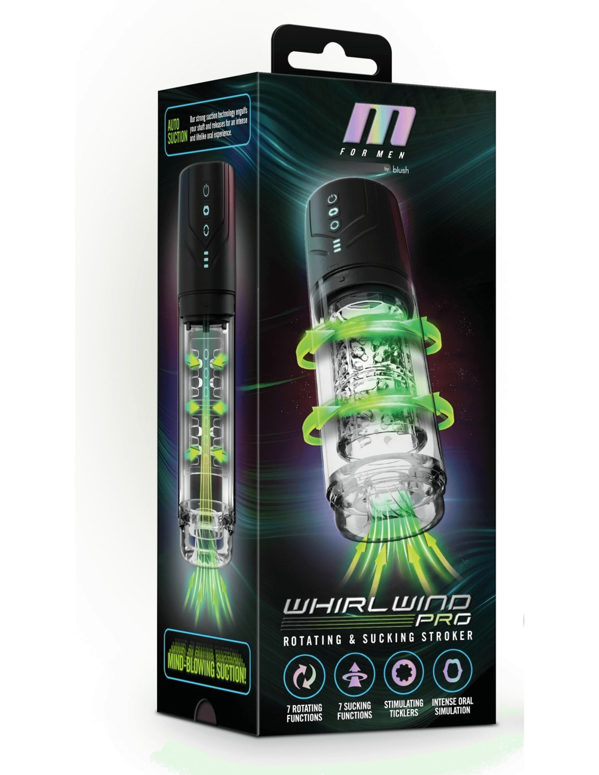 M FOR MEN WHIRLWIND PRO BLACK
