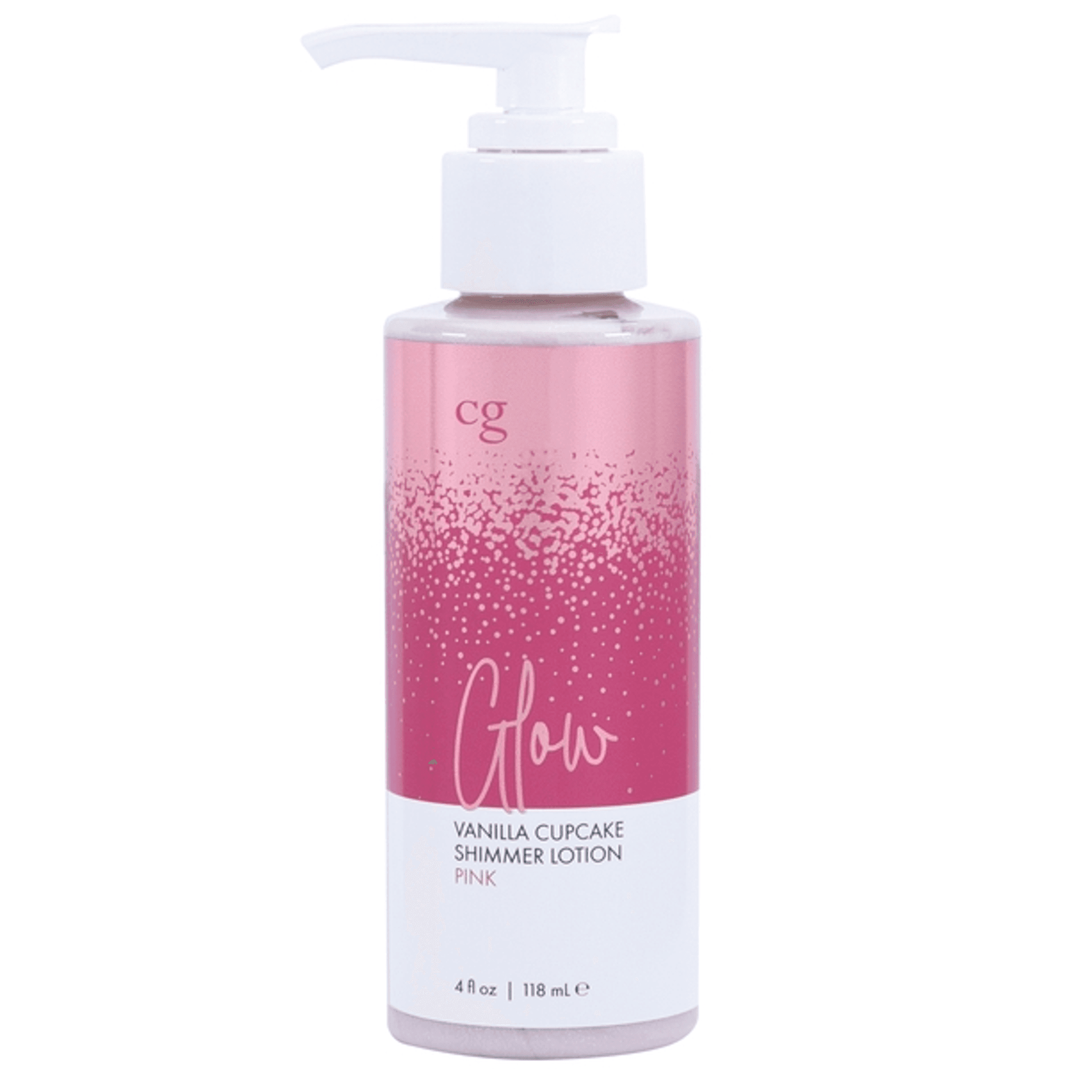 GLOW VANILLA CUPCAKE SHIMMER LOTION PINK 4 FL OZ