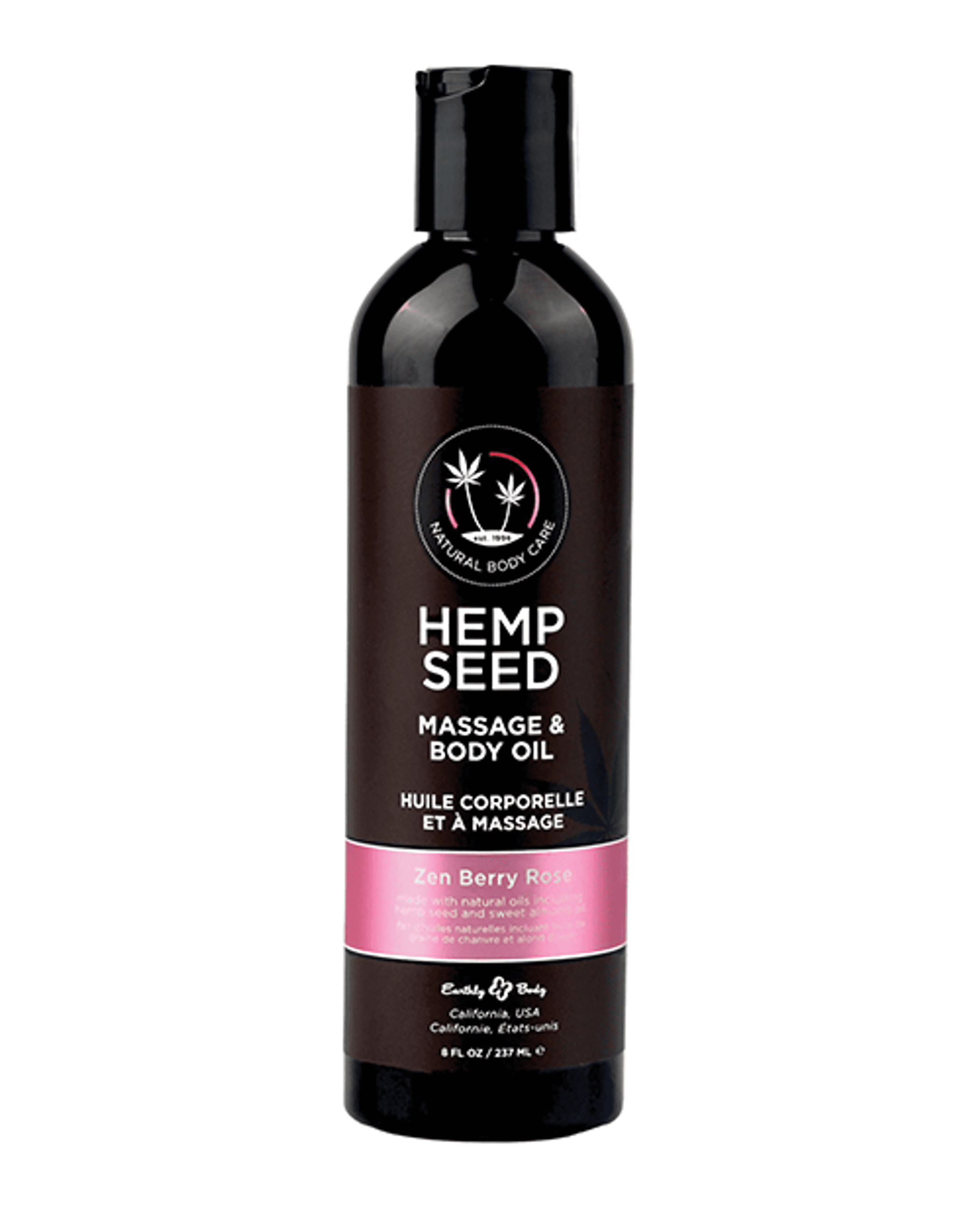 MASSAGE & BODY OIL ZEN BERRY ROSE 8 OZ