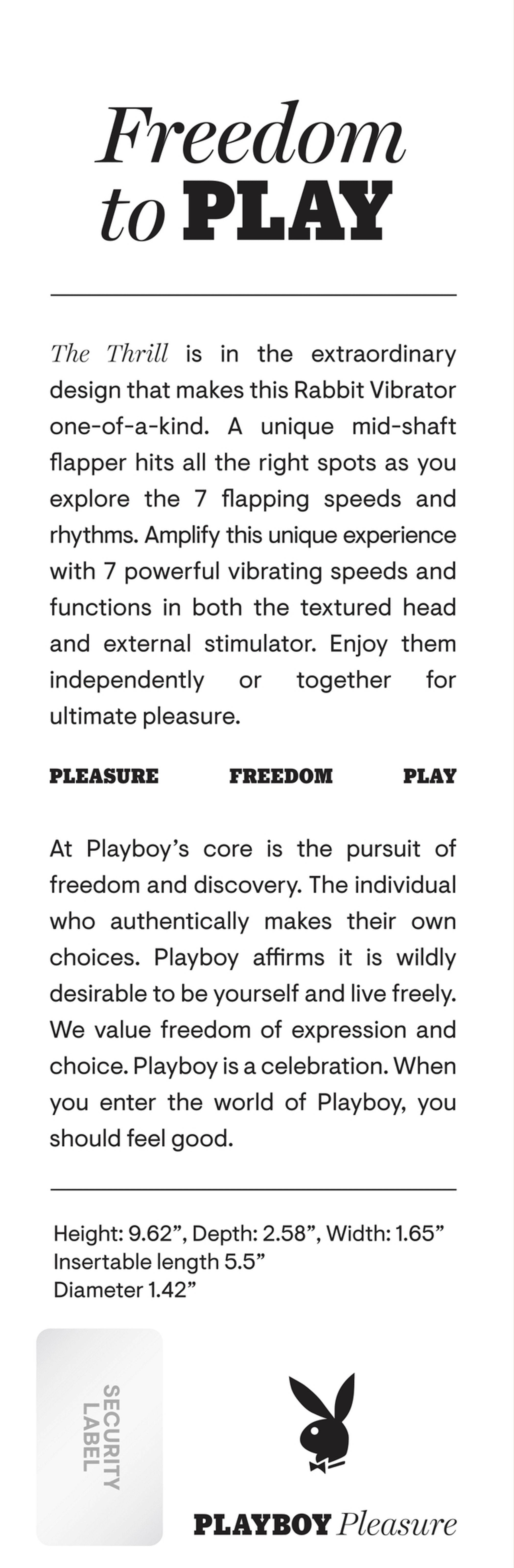 PLAYBOY THE THRILL