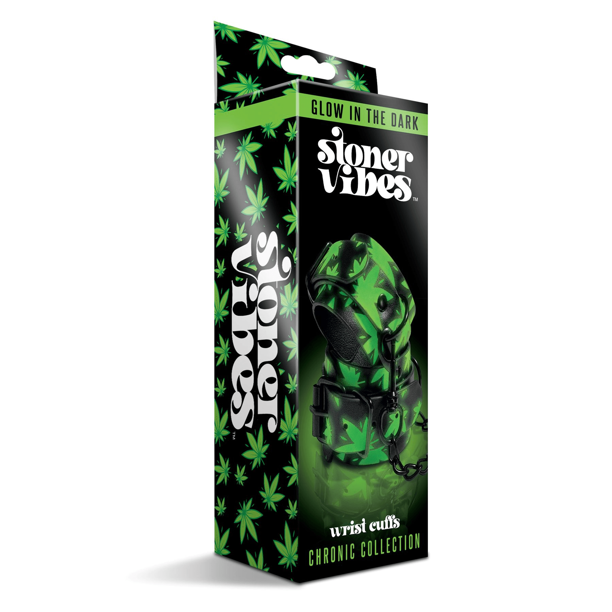 STONER VIBES WRIST CUFFS GLOW IN THE DARK CHRONIC COLLECTION