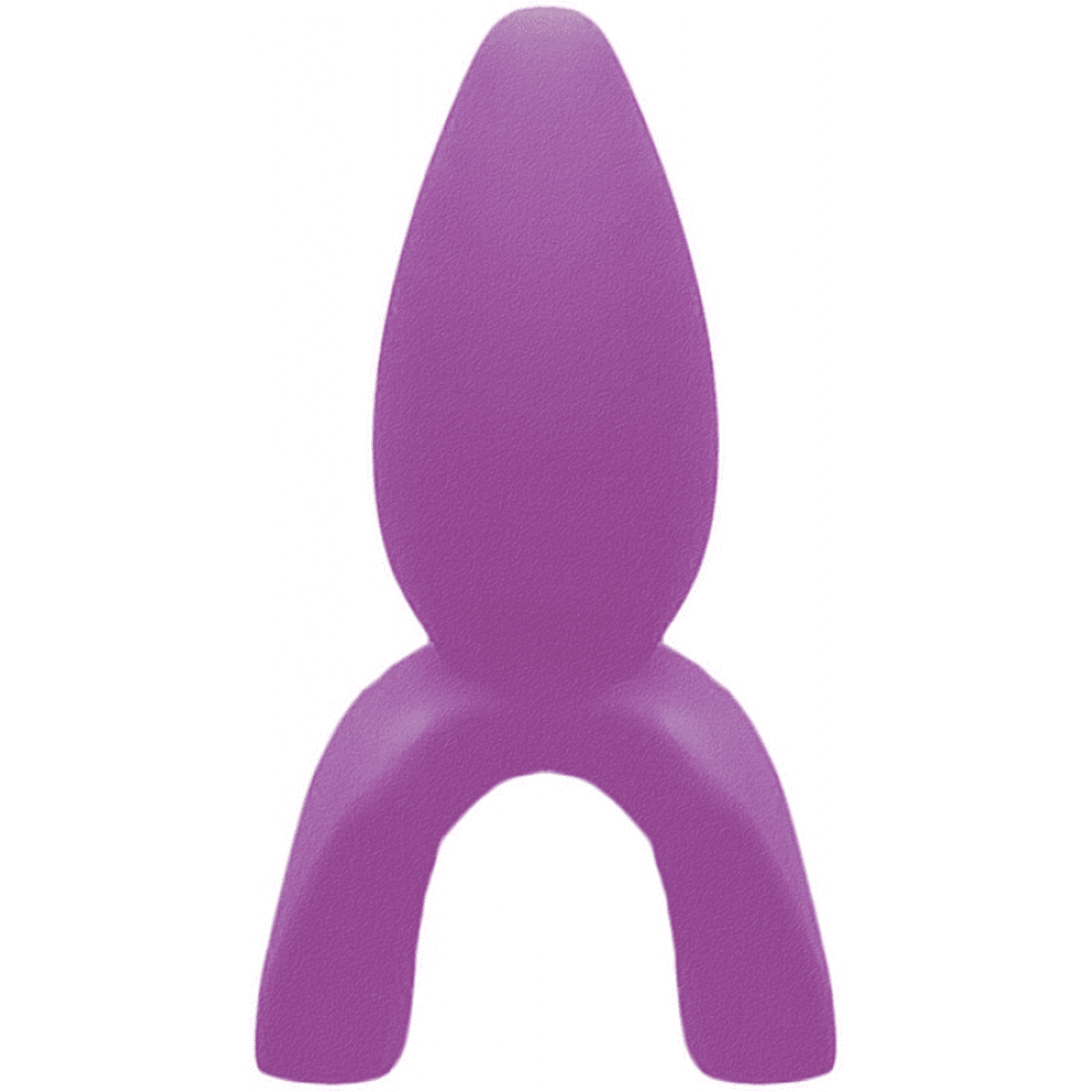 TONGUE STAR STEALTH RIDER TONGUE VIBE W/ CONTOURED PLEASURE TIP PURPLE