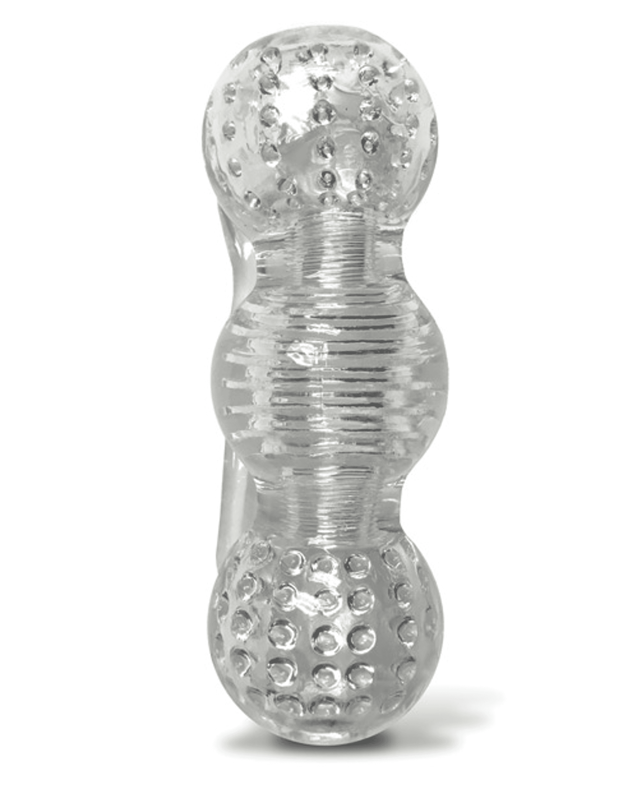 THE 9S CLEAR STROKE THREEWAY MASTURBATOR