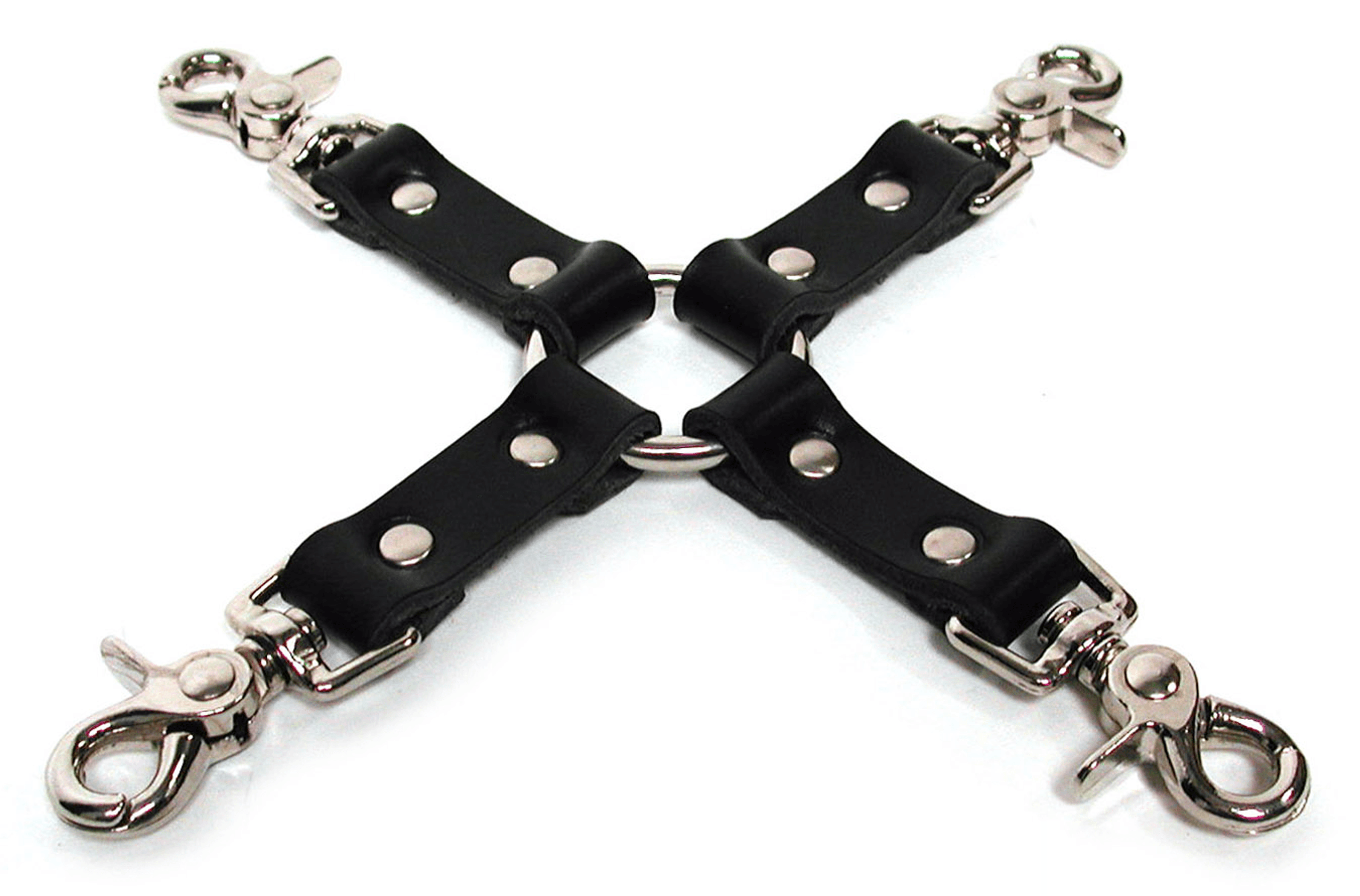 HOG TIE LEATHER BLACK