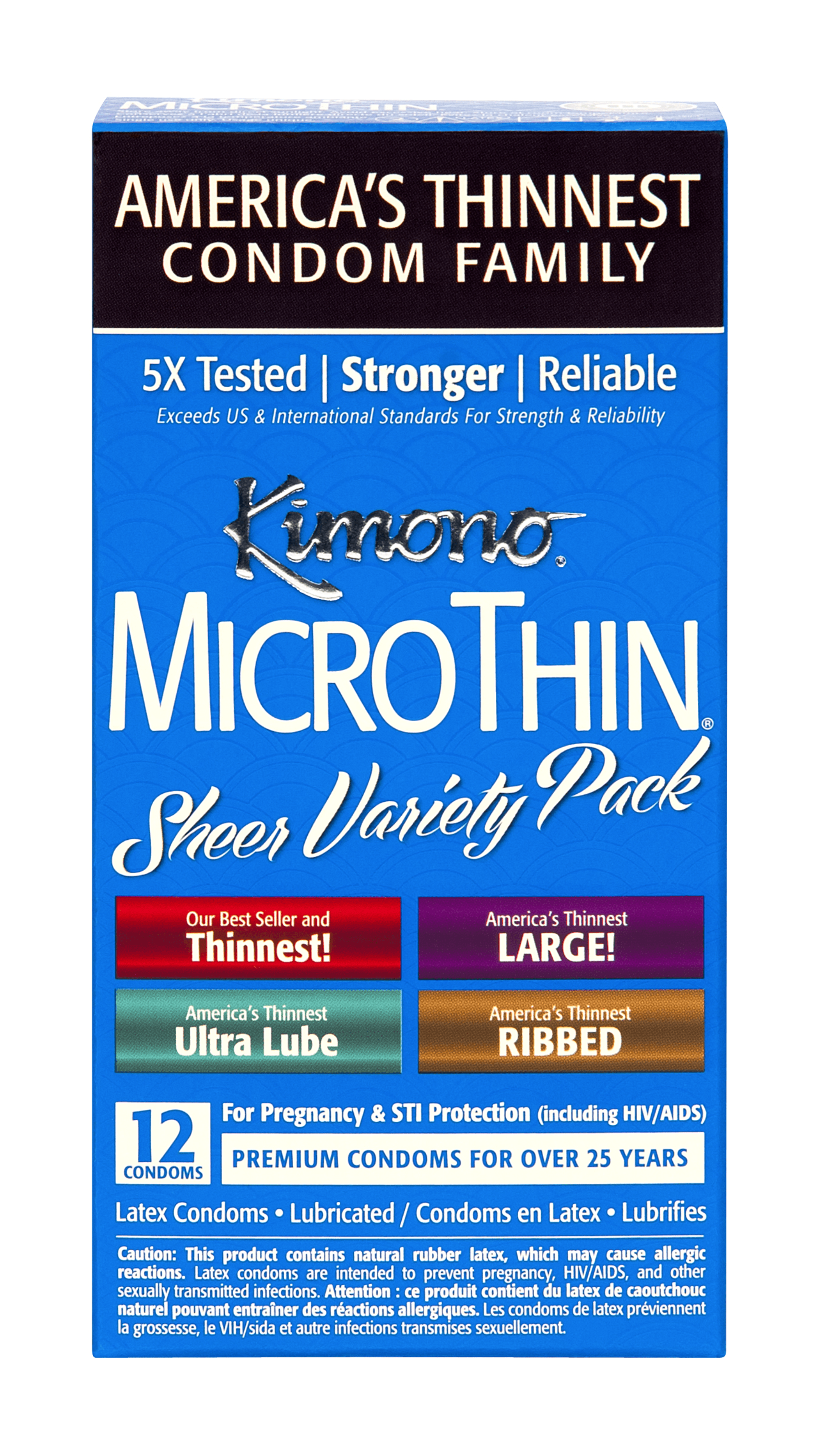 KIMONO MICROTHIN SHEER VARIETY 12 PACK