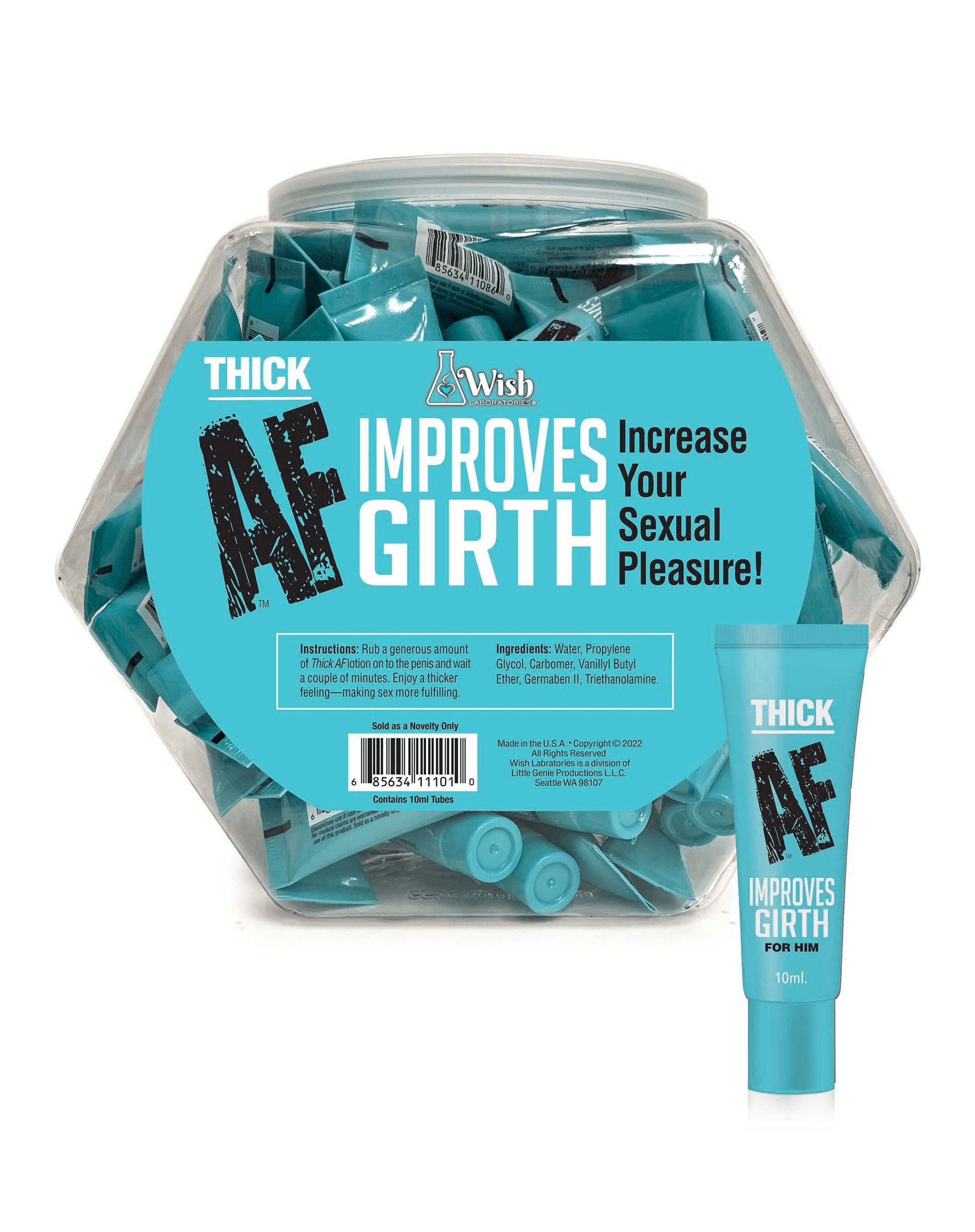 THICK AF FISHBOWL 65 PACK GIRTH CREAM 10ML