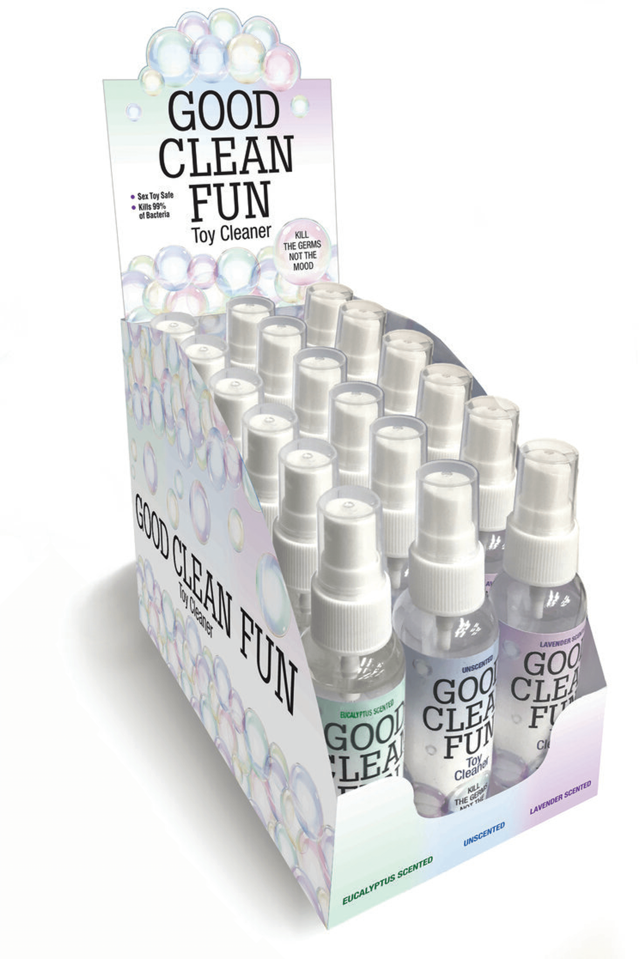 GOOD CLEAN FUN CLEANER 18 PC DISPLAY