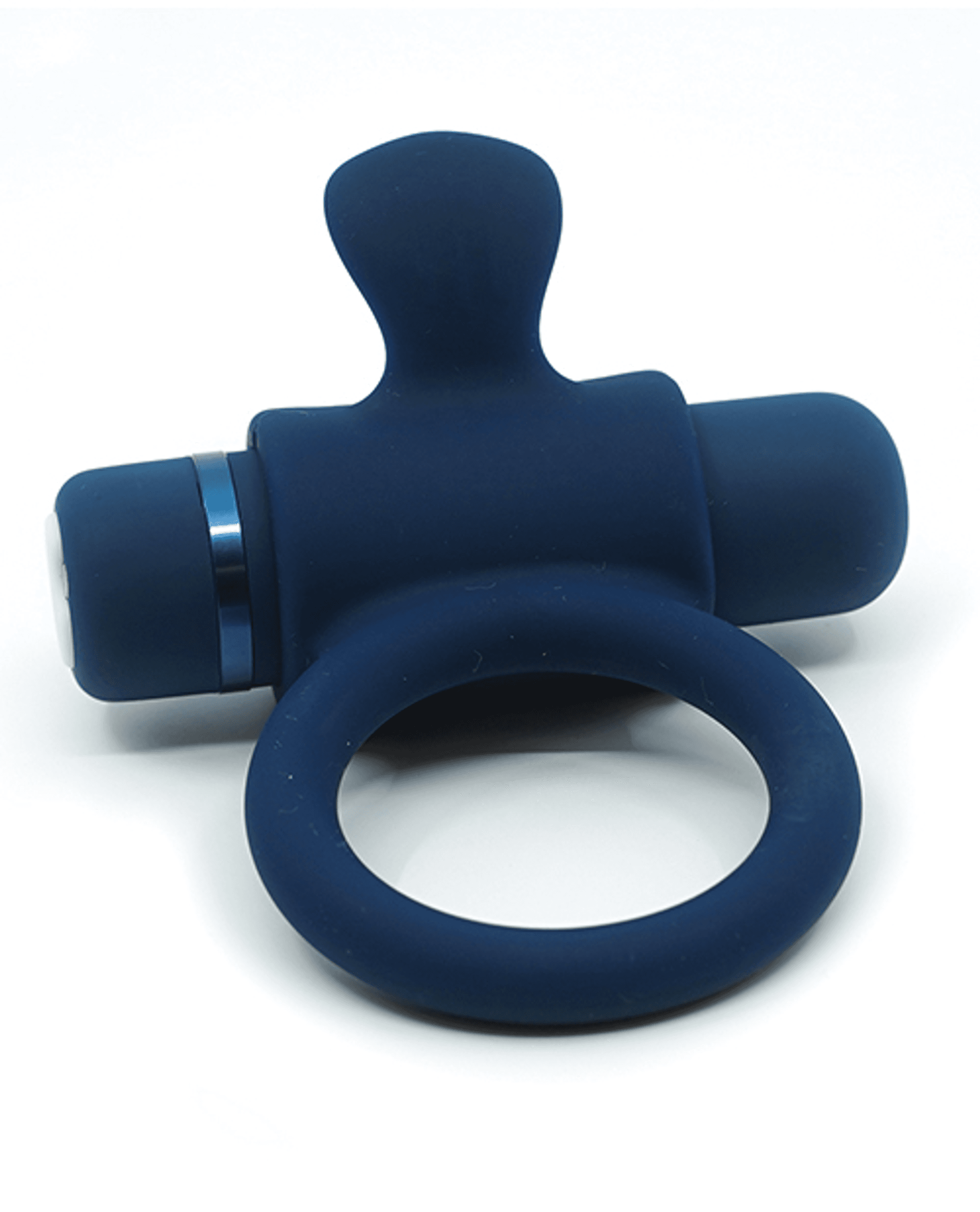 SENSUELLE SILICONE BULL RING NAVY BLUE