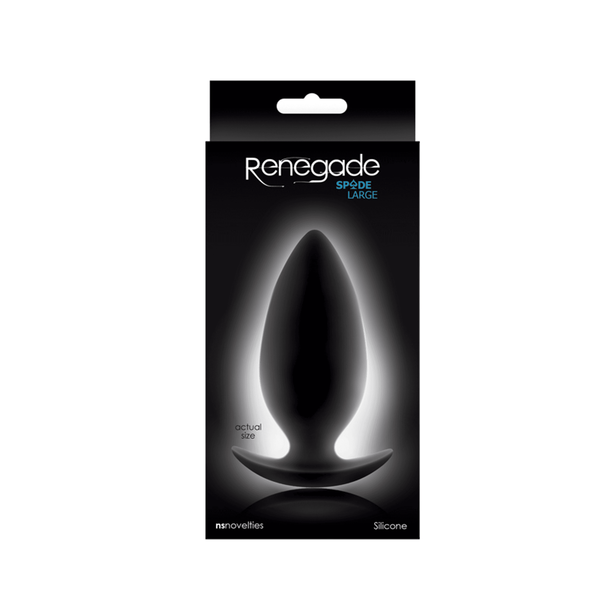 RENEGADE SPADES LARGE BLACK PLUG