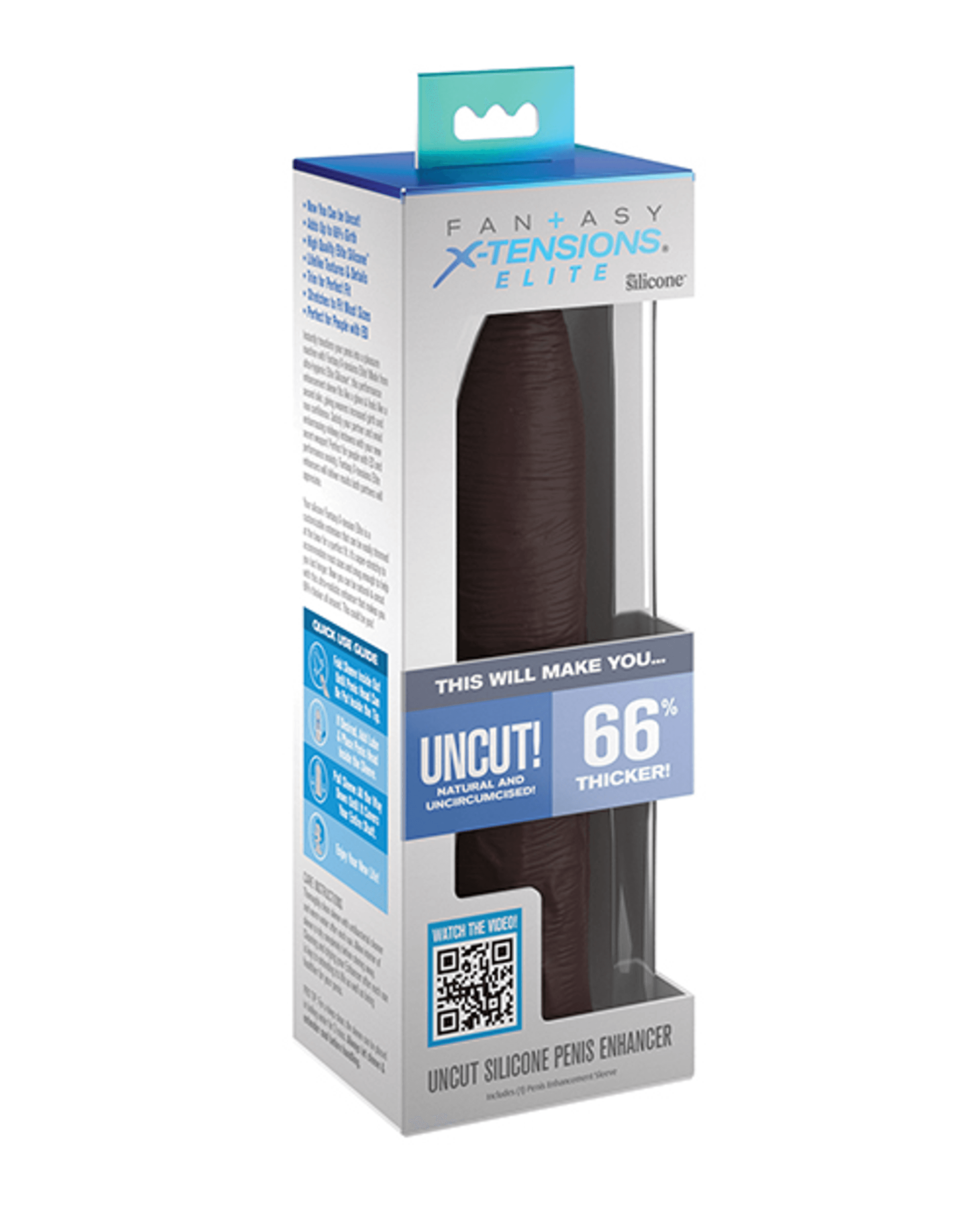 FANTASY X-TENSIONS ELITE UNCUT 7IN EXTENSION SLEEVE BROWN
