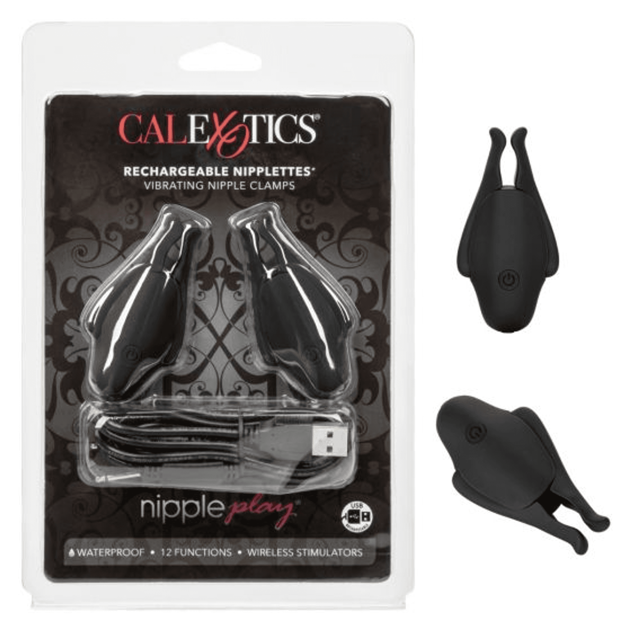 NIPPLE PLAY RECHARGEABLE NIPPLETTES BLACK