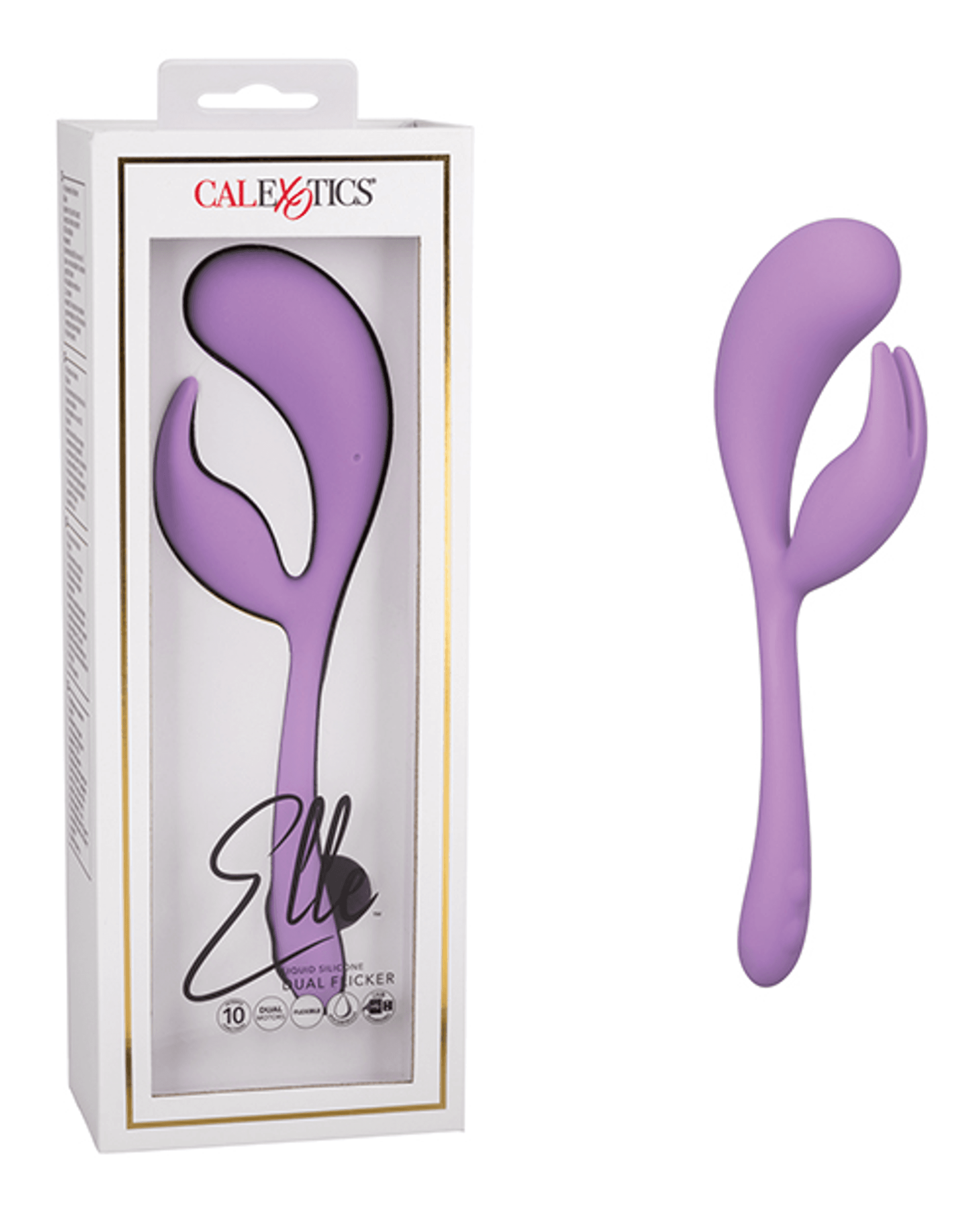ELLE LIQUID SILICONE DUAL FLICKER