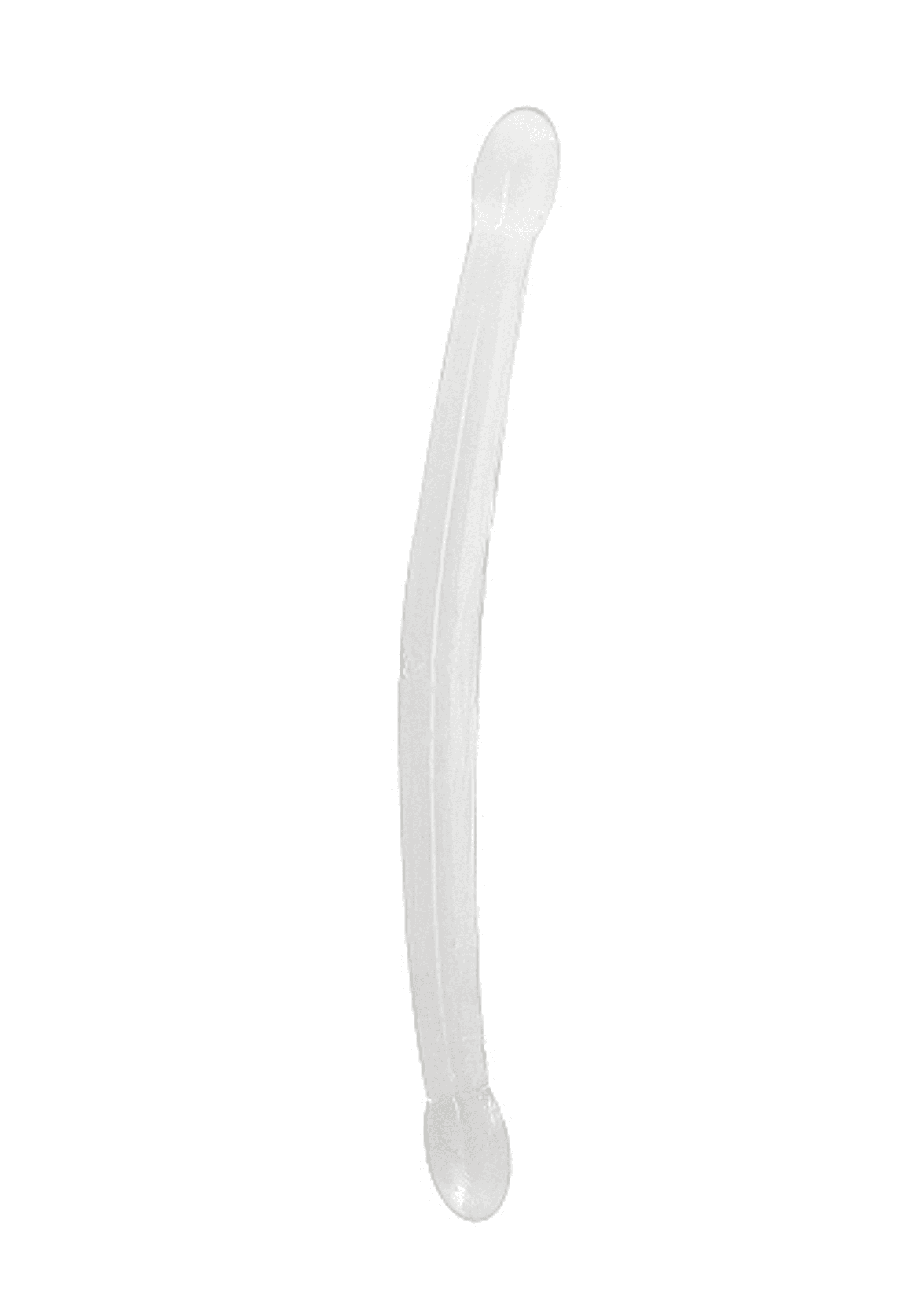 REALROCK NON REALISTIC DOUBLE DONG 17IN TRANSPARENT