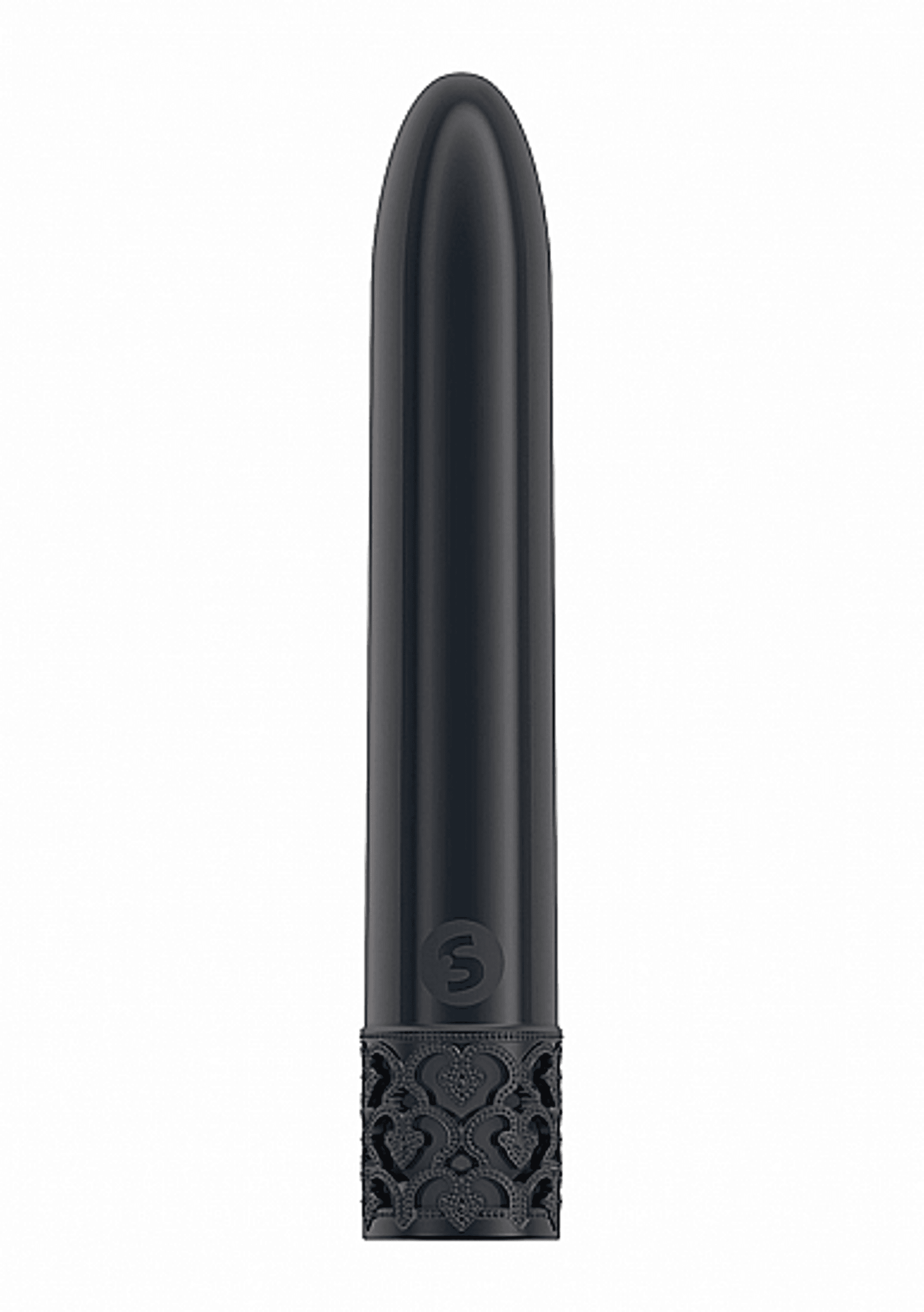 ROYAL GEMS SHINY POWERFUL VIBE RECHARGEABLE GUNMETAL