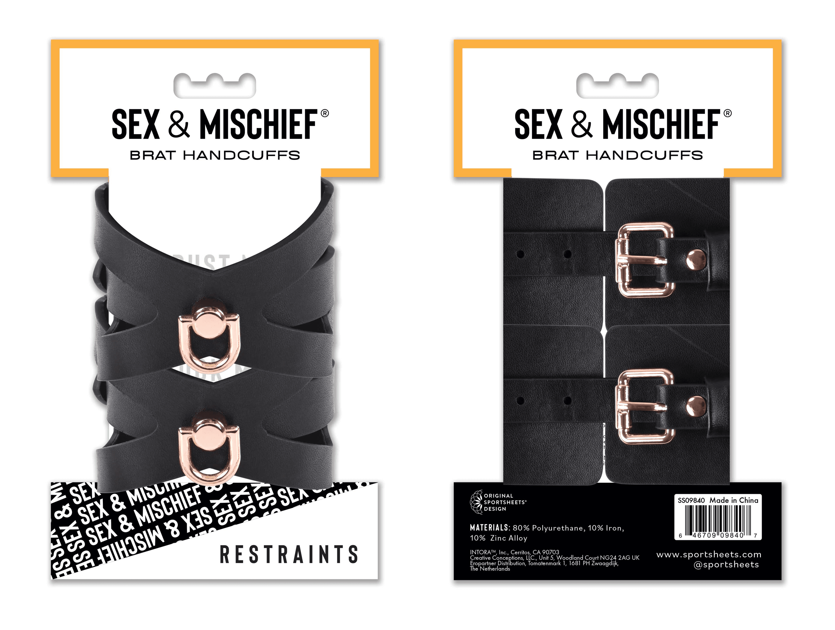 S&M BRAT HANDCUFFS