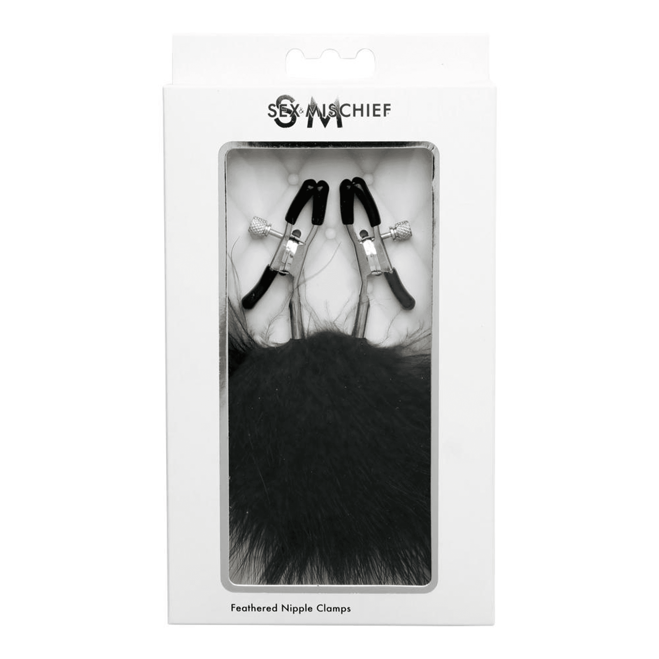SEX & MISCHIEF FEATHERED NIPPLE CLAMPS