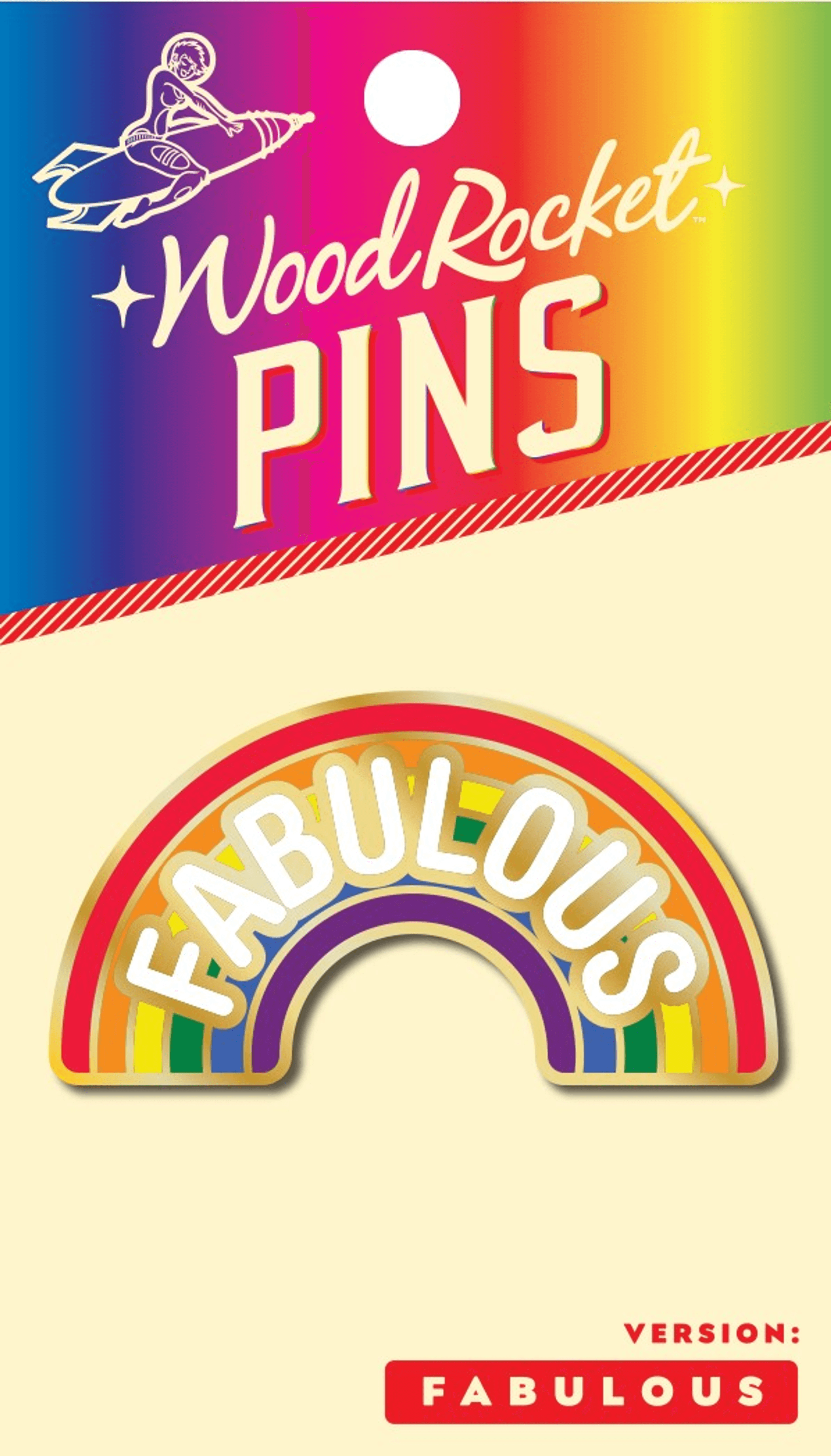 FABULOUS RAINBOW PIN (NET)