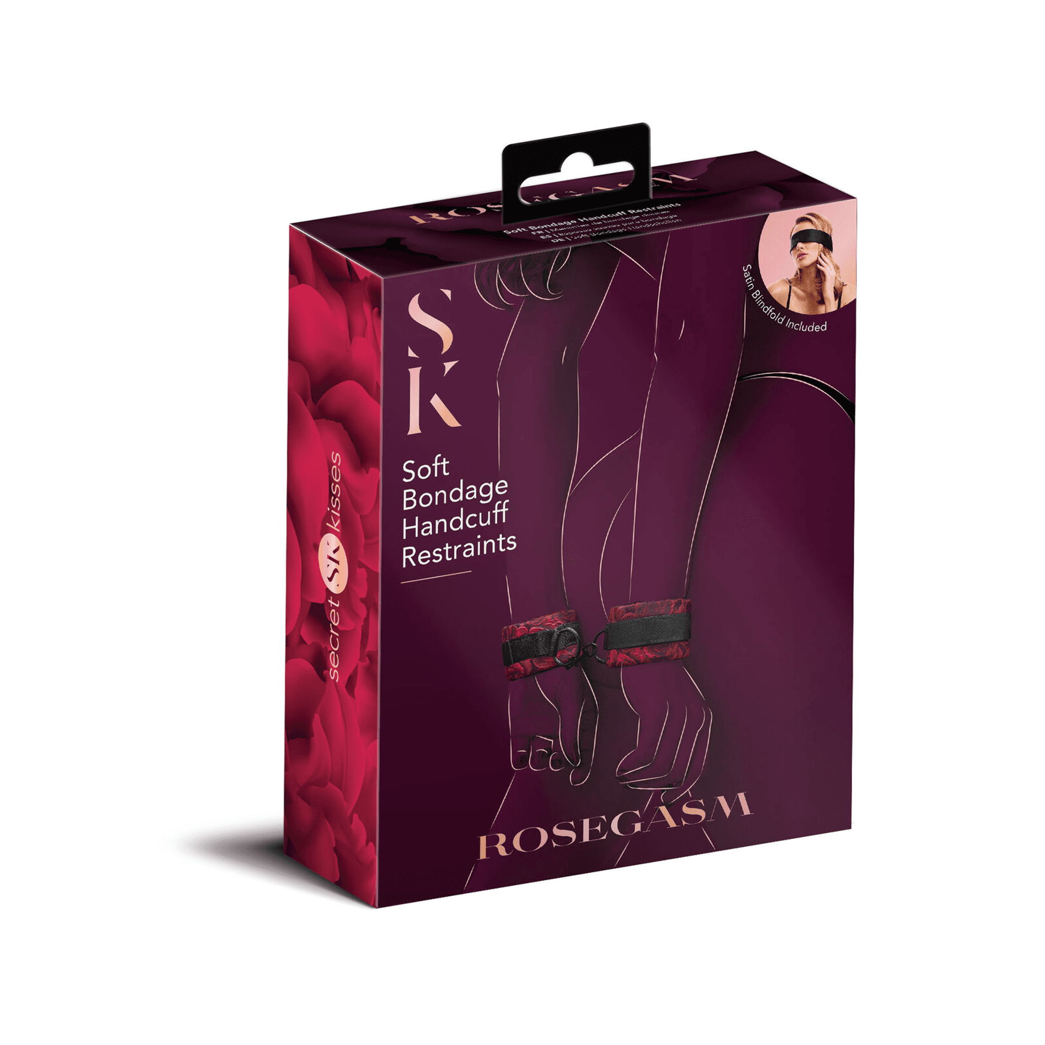 ROSEGASM CUFFS W/ SATIN BLINDFOLD