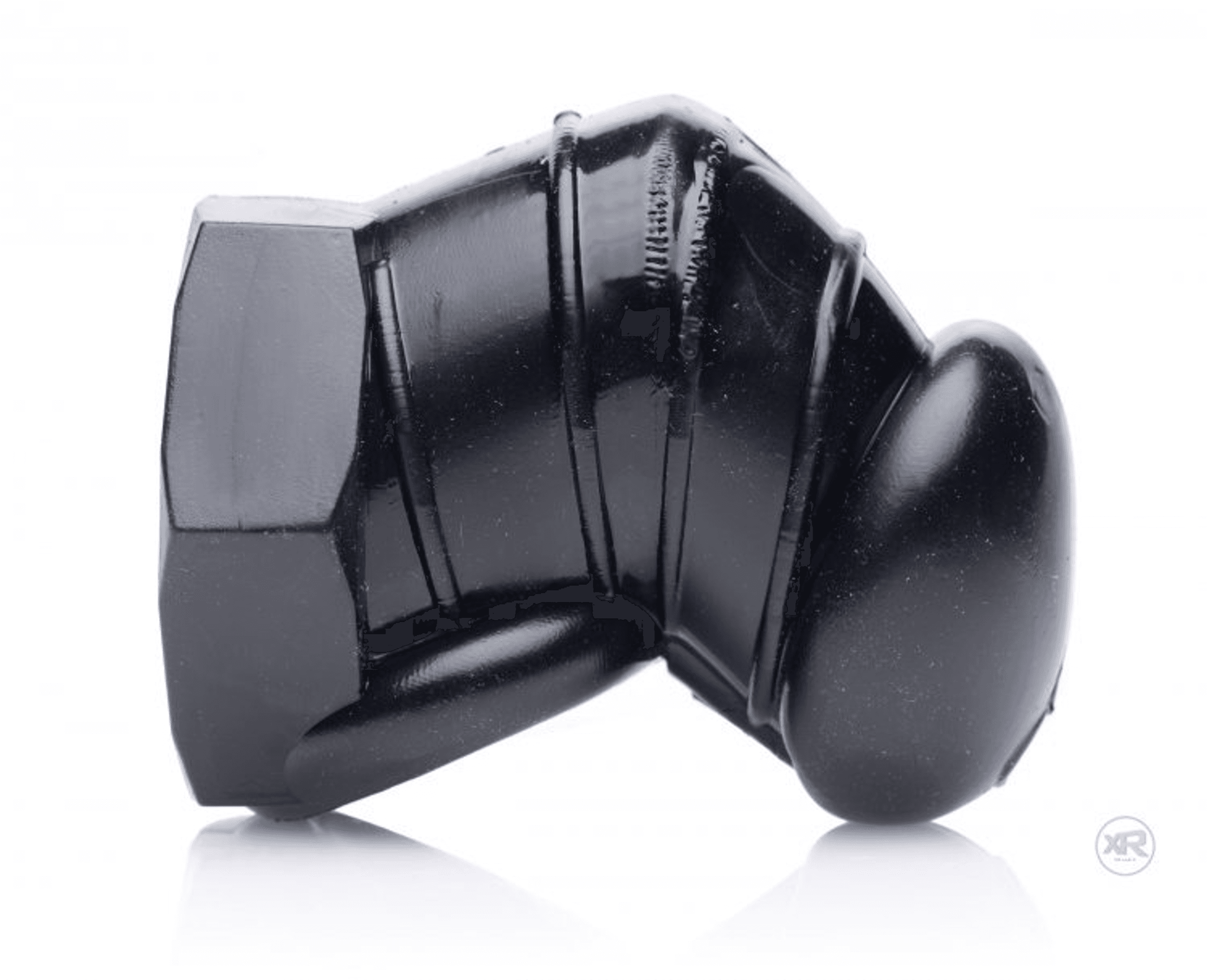 MASTER SERIES DETAINED BLACK RESTRICTIVE CHASTITY CAGE