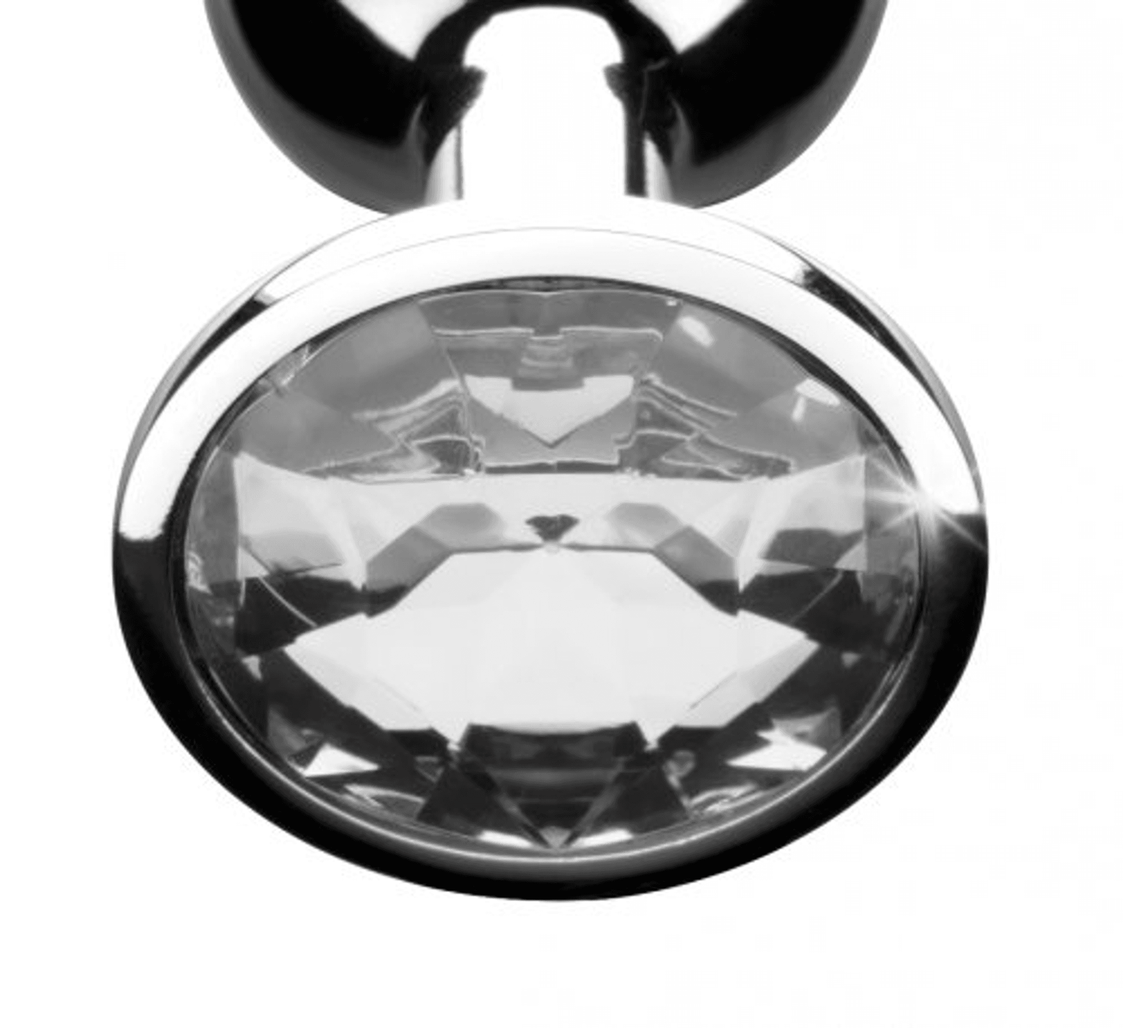 BOOTY SPARKS CLEAR GEM LARGE ANAL PLUG