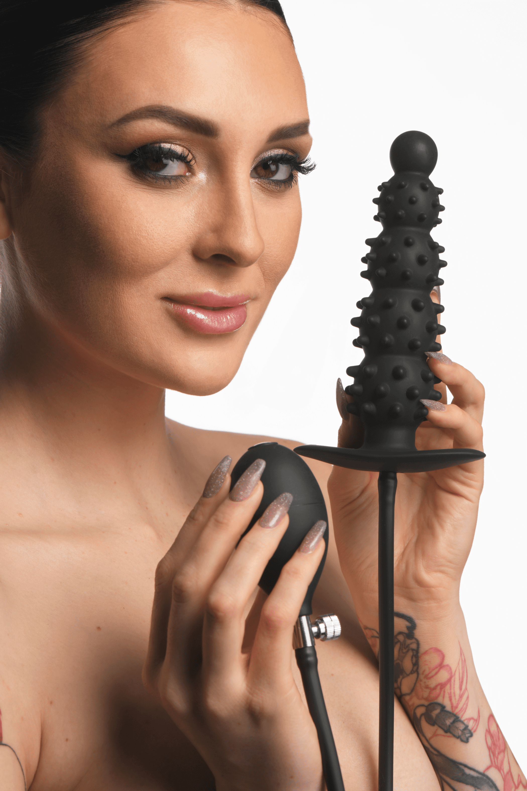 MASTER SERIES ASS PUFFER NUBBED INFLATABLE ANAL PLUG