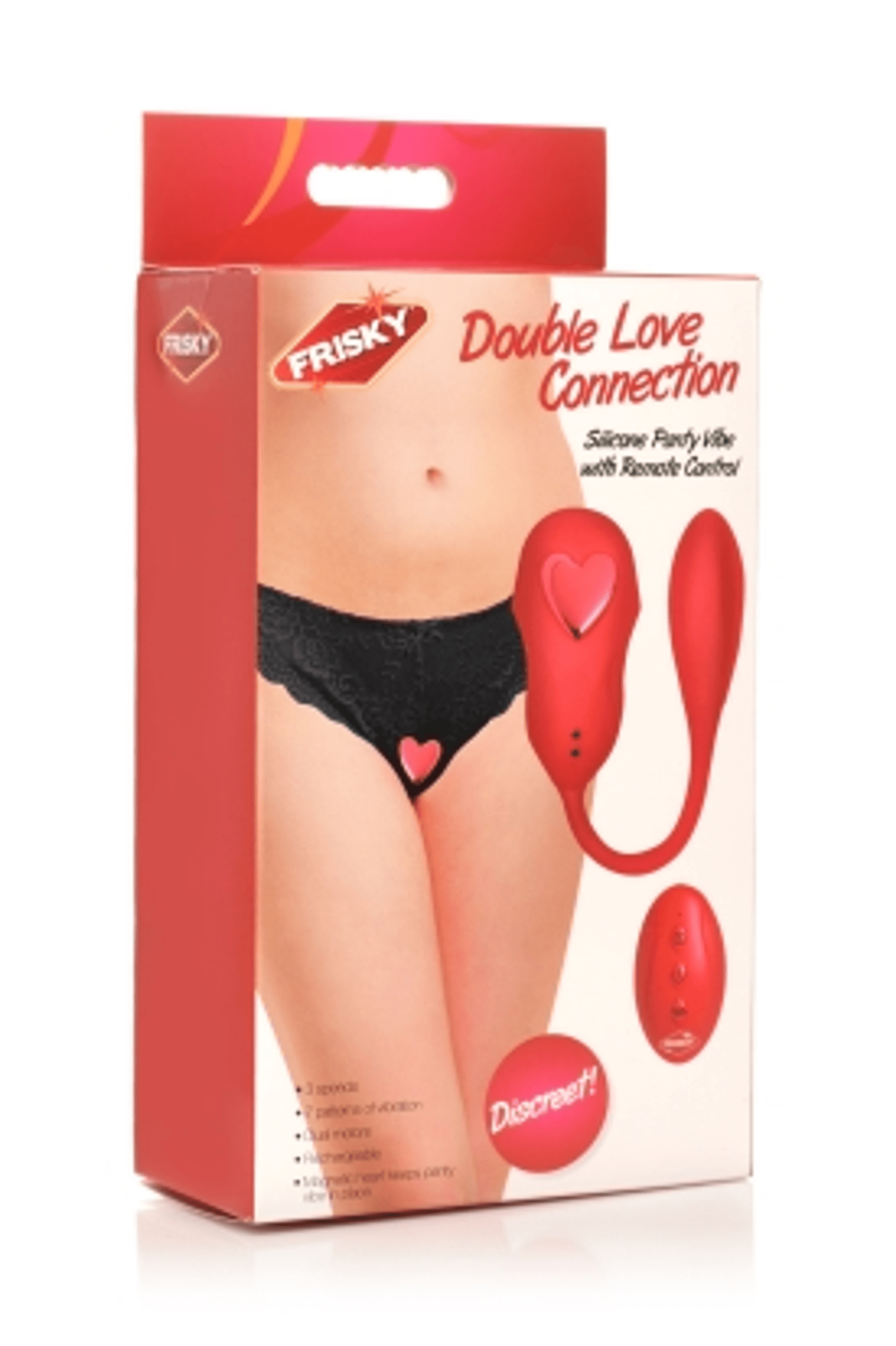FRISKY DOUBLE LOVE CONNECTION PANTY VIBE W/ REMOTE