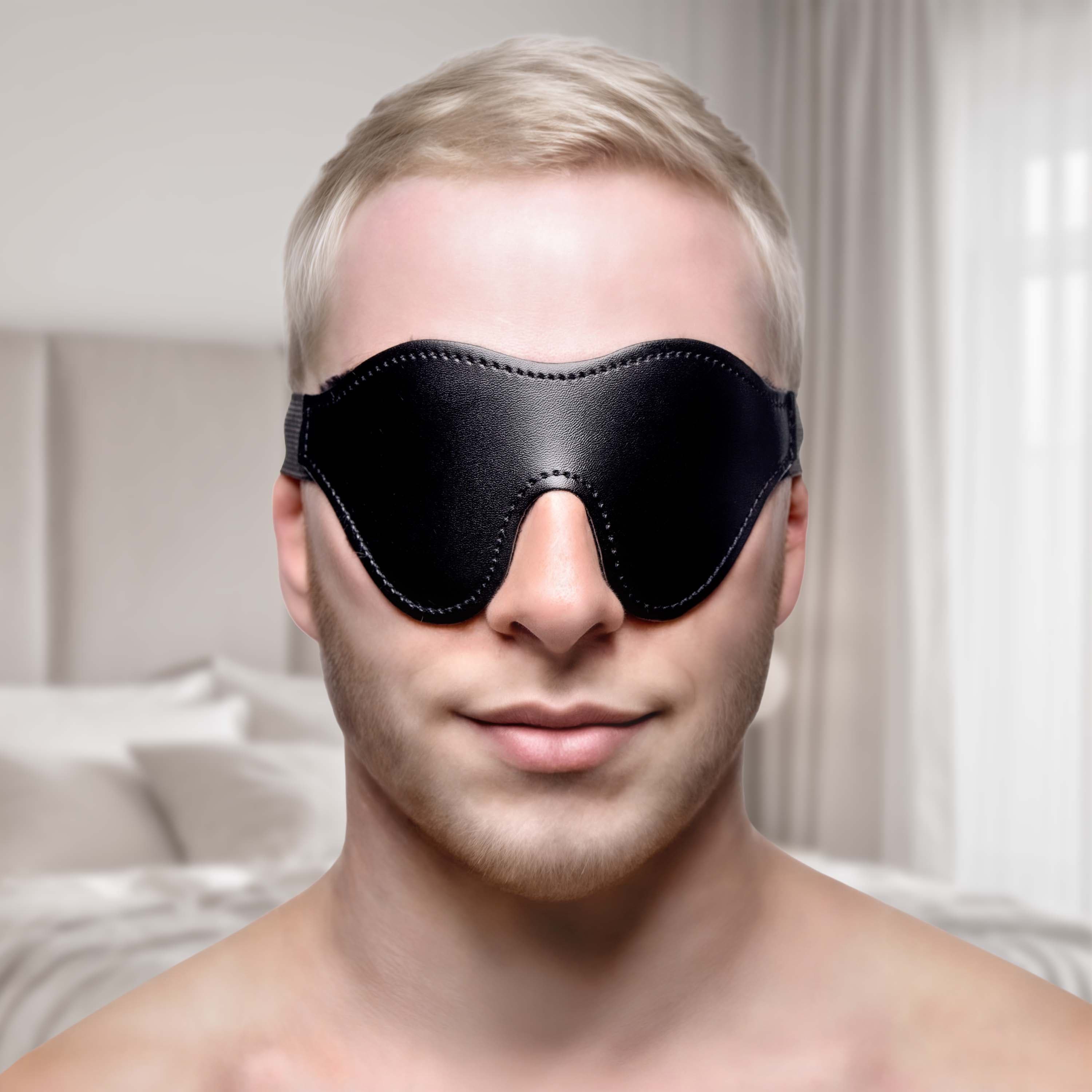 Black Fleece Lined Blindfold