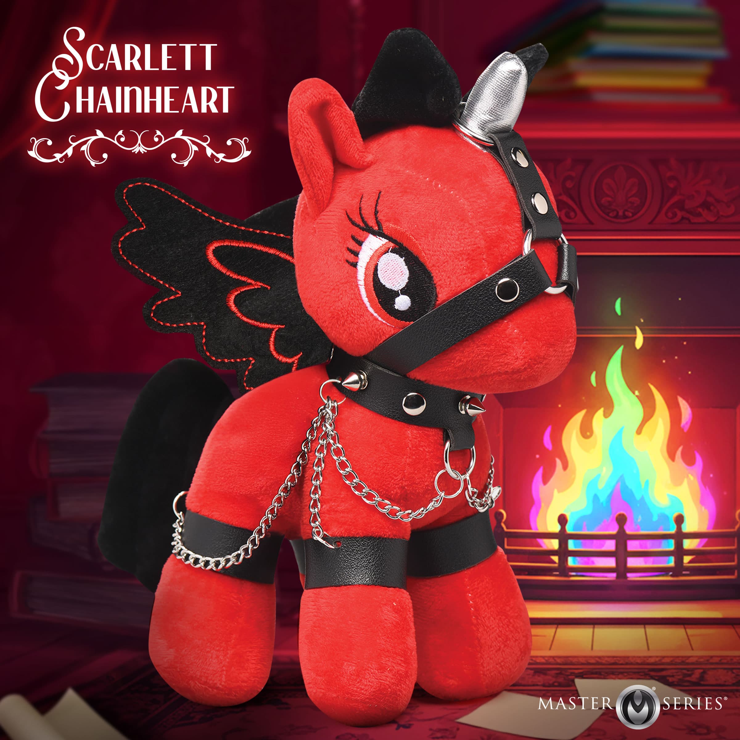 Scarlet Chainheart Bondage Pony