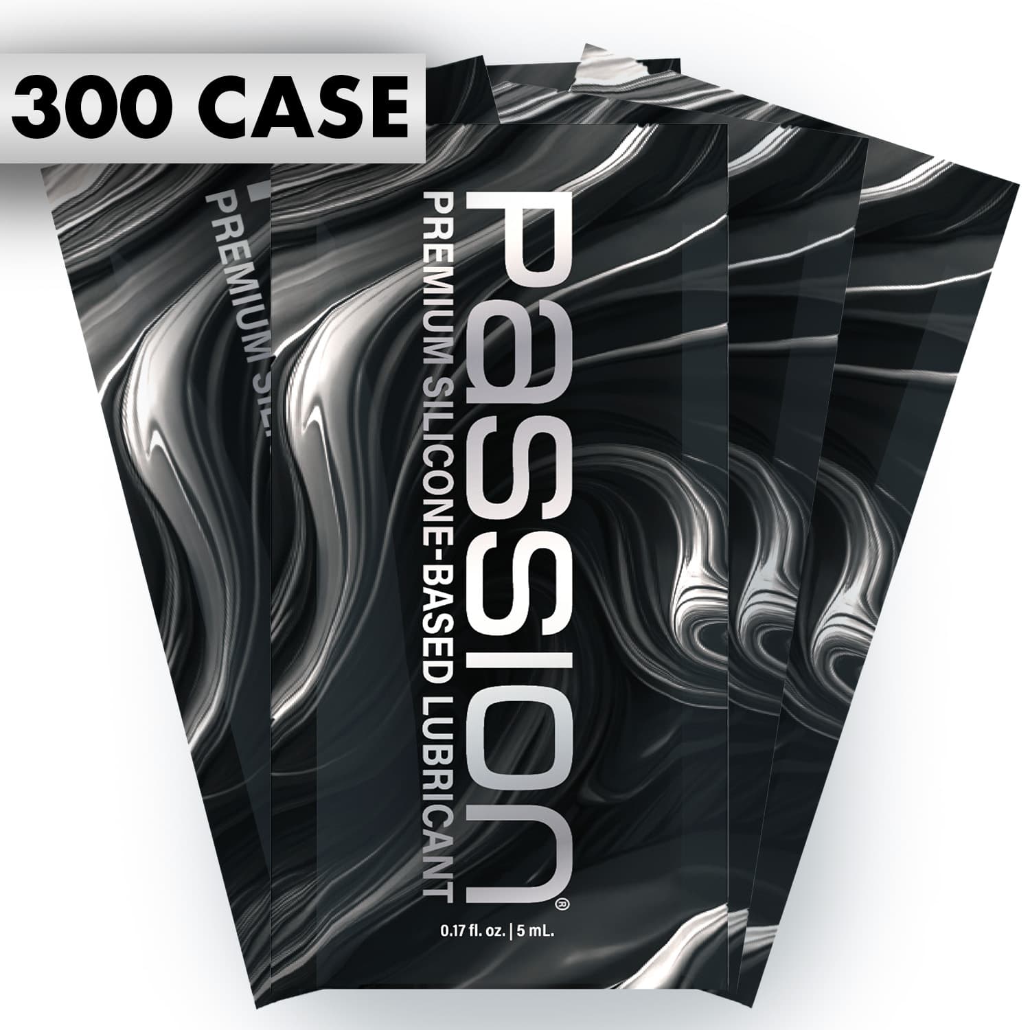 Passion Silicone 5mL Satchel 300 Pack Carton