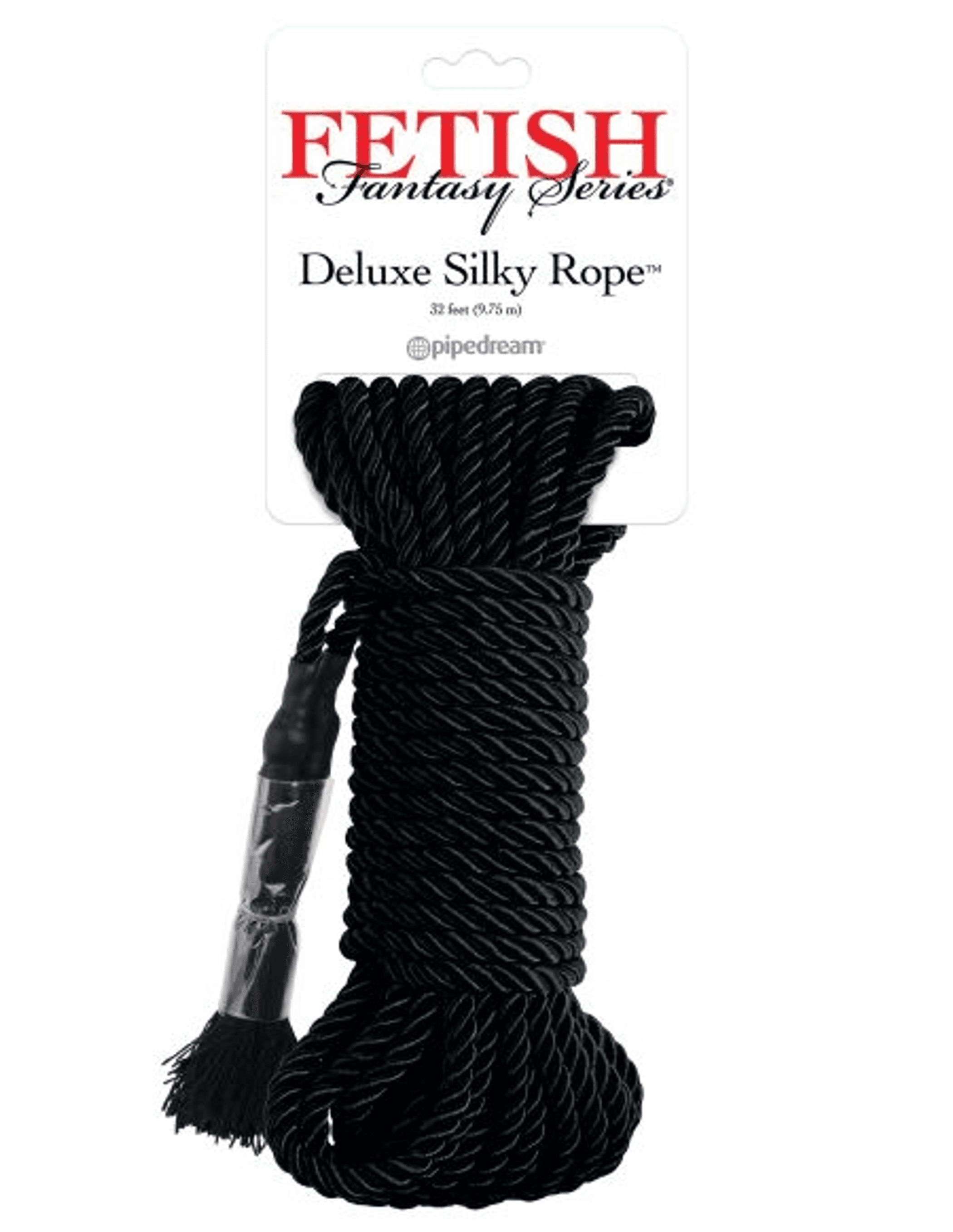 FETISH FANTASY SERIES DELUXE SILK ROPE BLACK