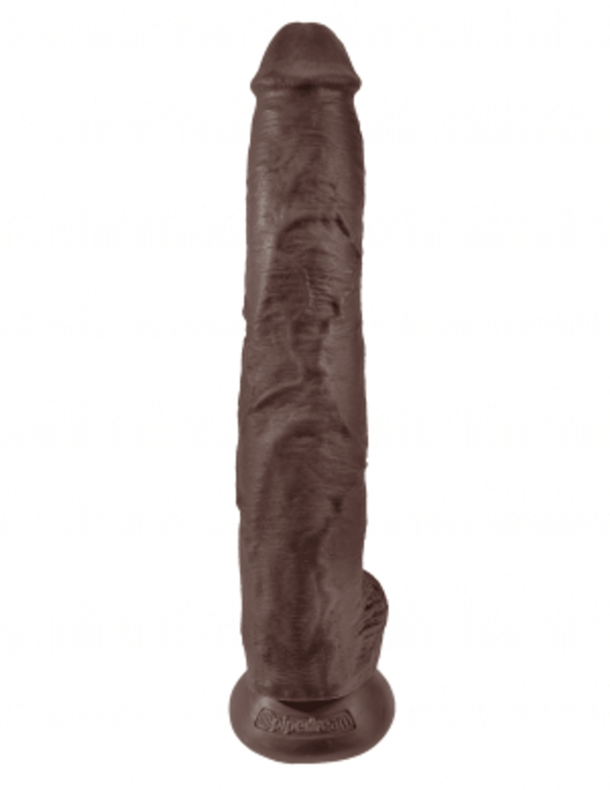 KING COCK 14 IN COCK W/BALLS BROWN