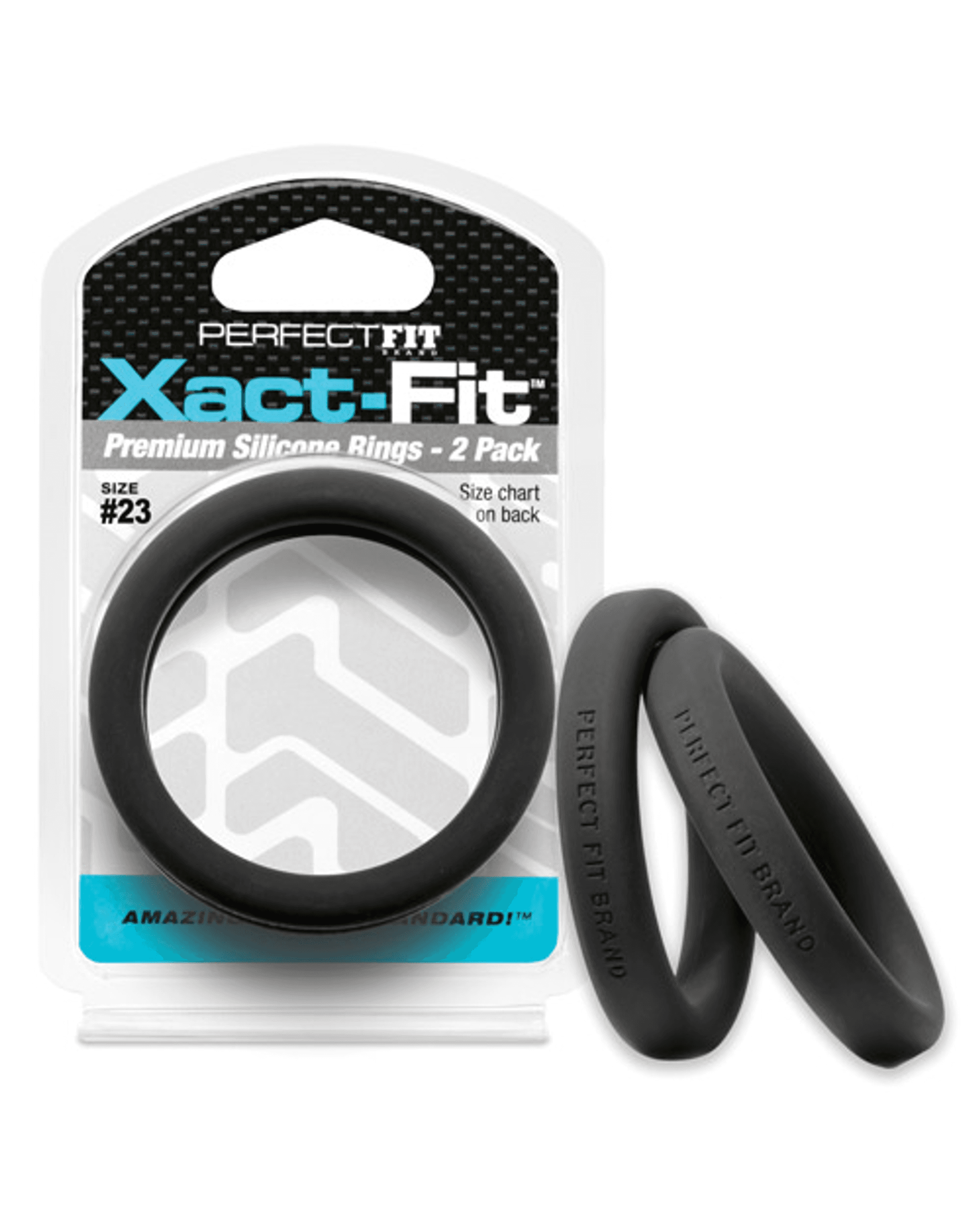 PERFECT FIT XACT-FIT #23 2 PK BLACK