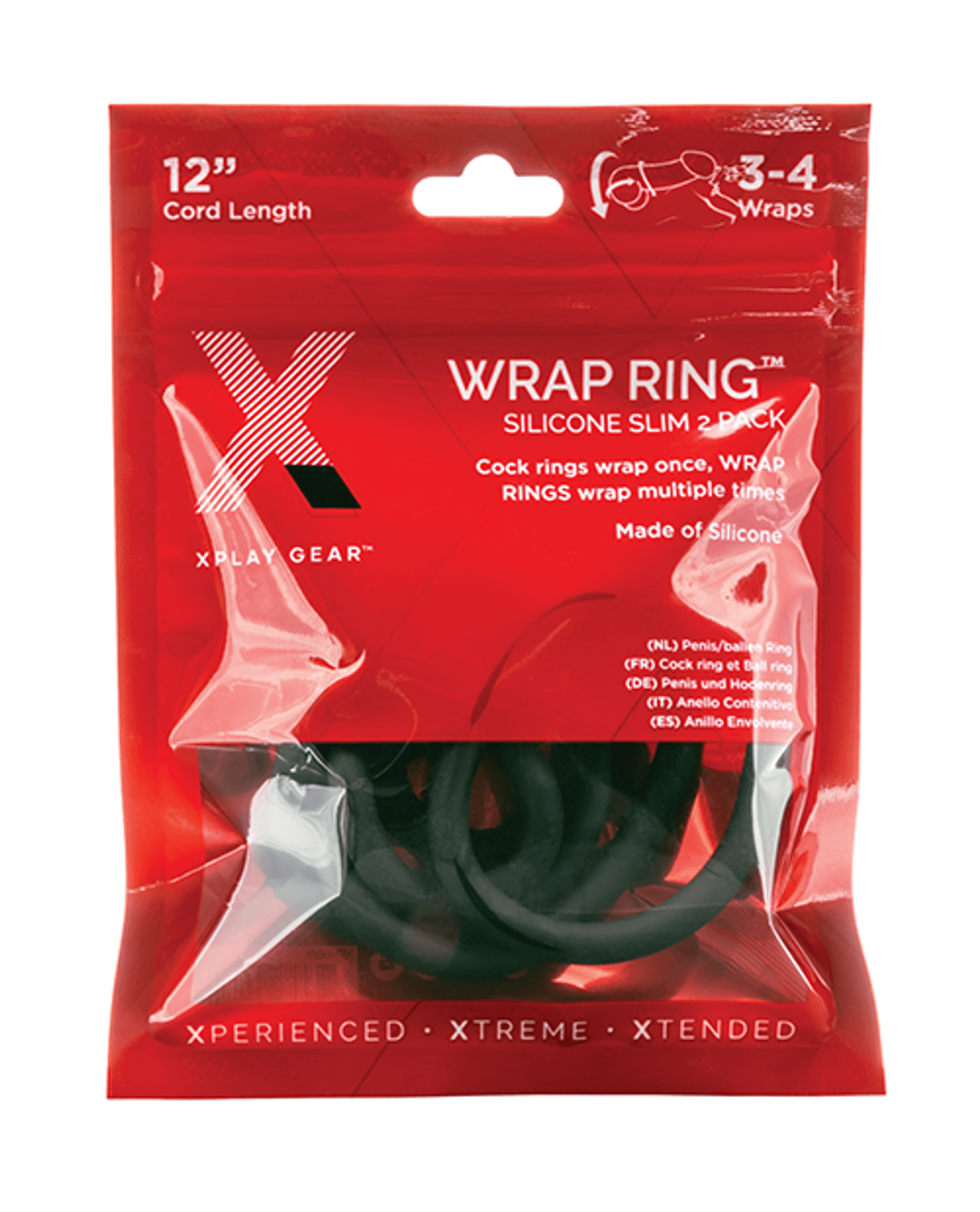 XPLAY SILICONE 12 SLIM WRAP RING "