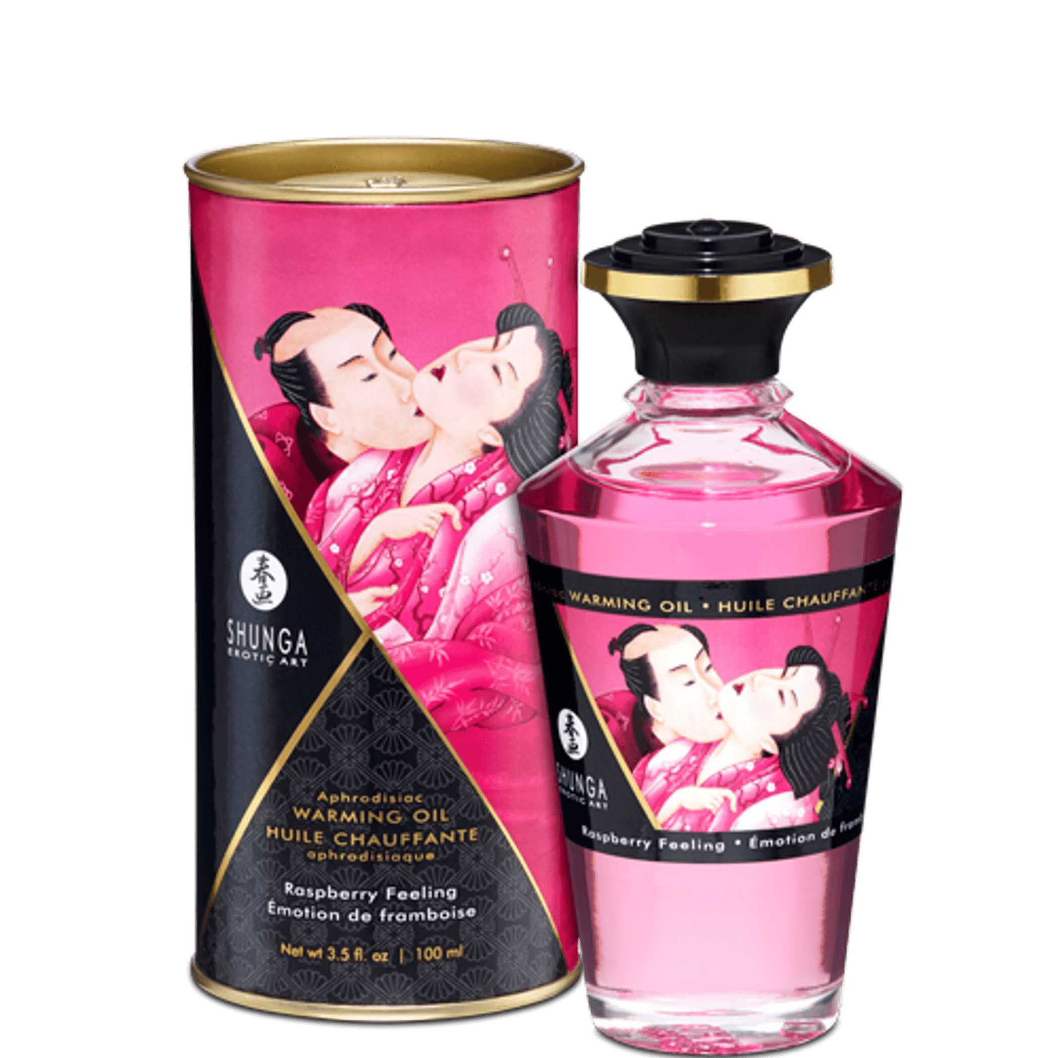 WARMING MASSAGE OIL RASPBERRY FEELING 3.5 OZ
