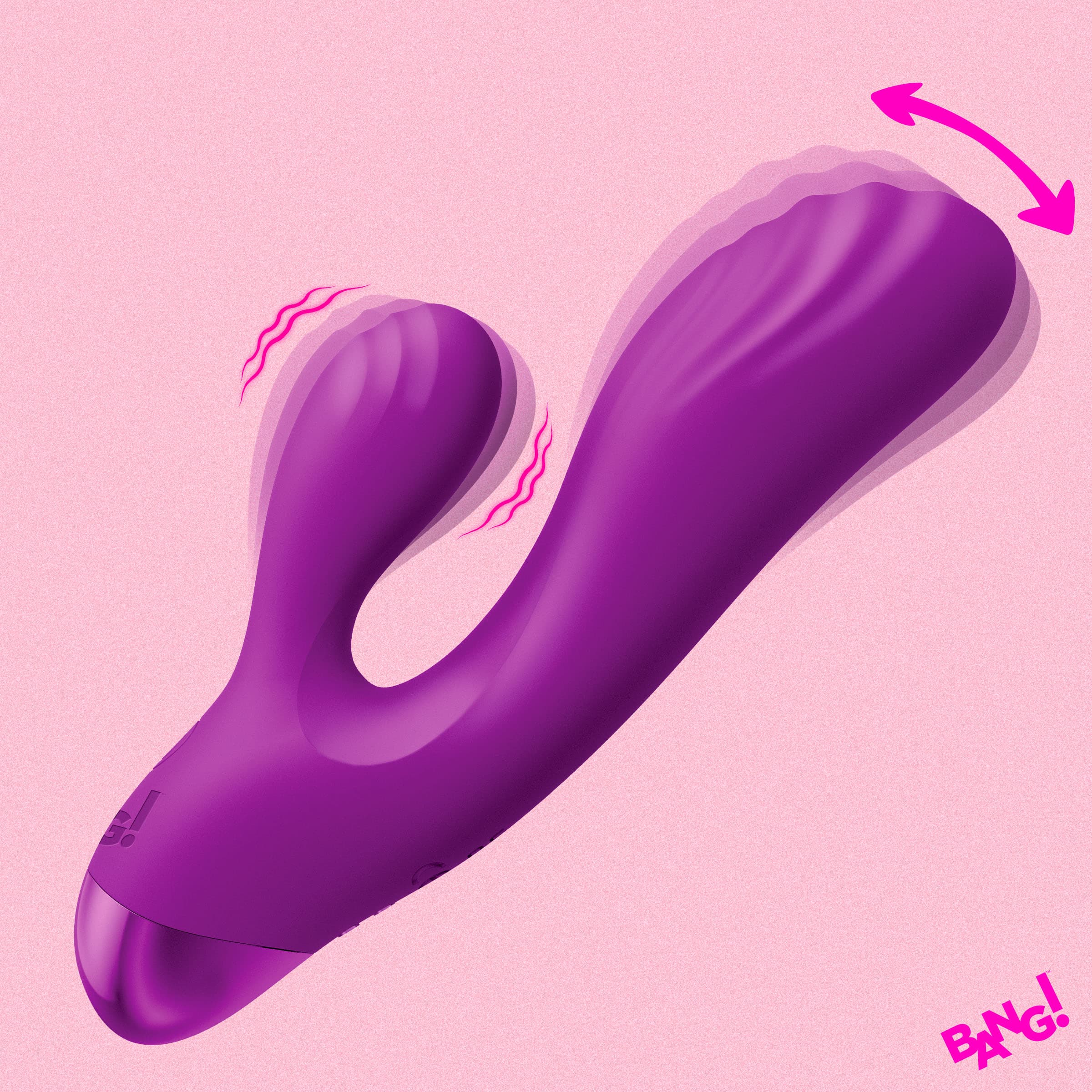 Flexible G-Spot Silicone Rabbit Vibrator