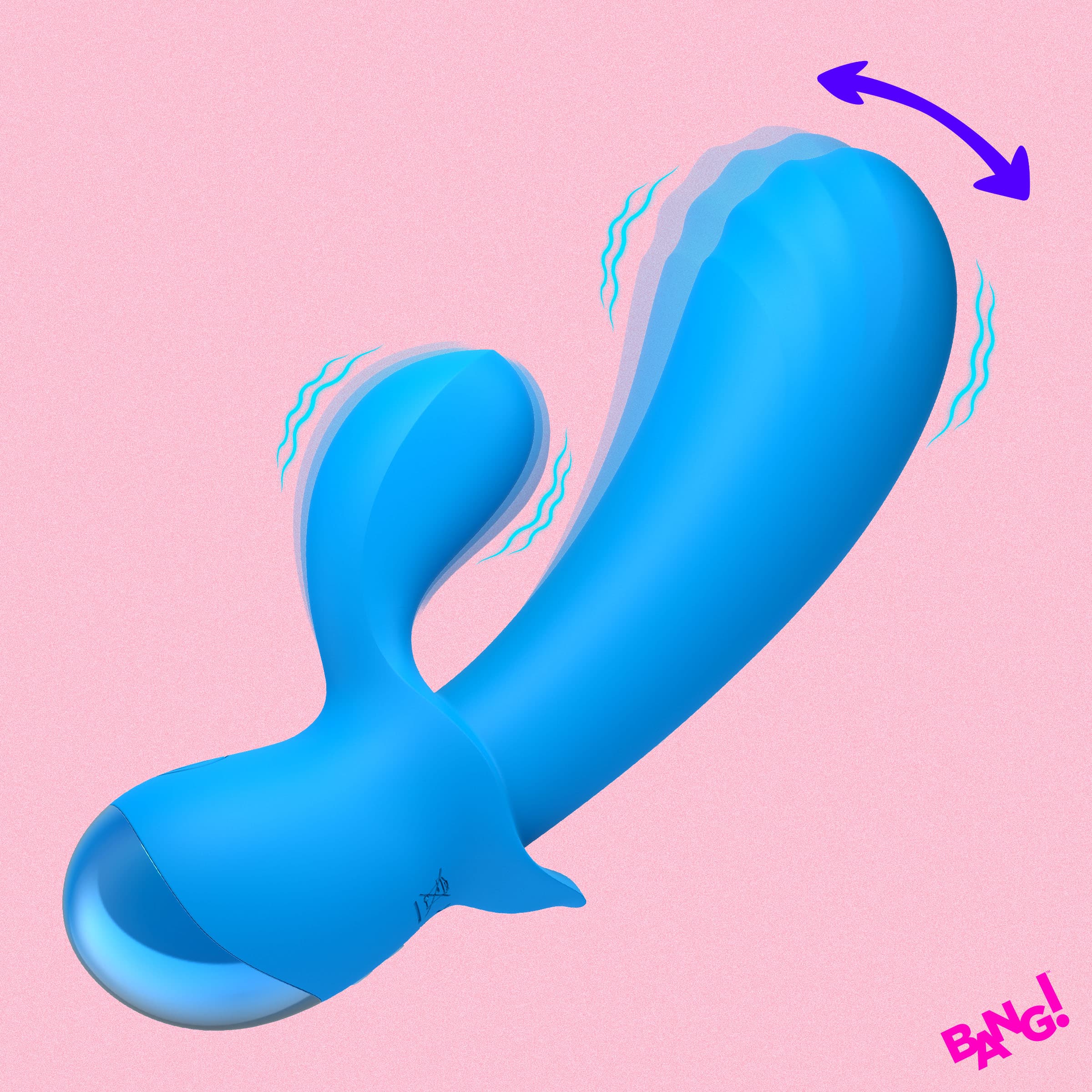 Flexible Thick Silicone Rabbit Vibrator